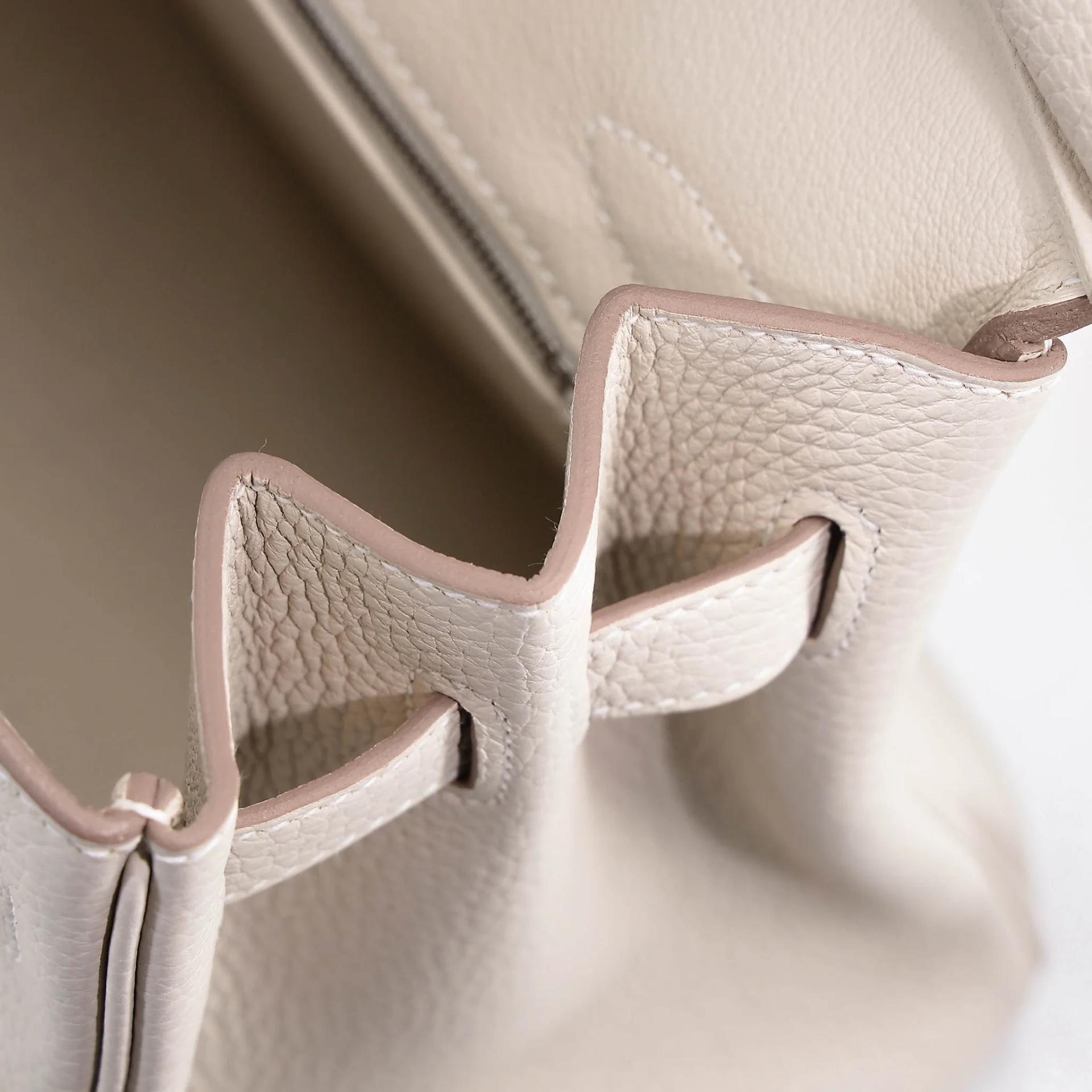 ランク N 新品 HERMÈS エルメス バーキン30 クレ (10) トゴ シルバー金具 G刻印 (2026) - 14