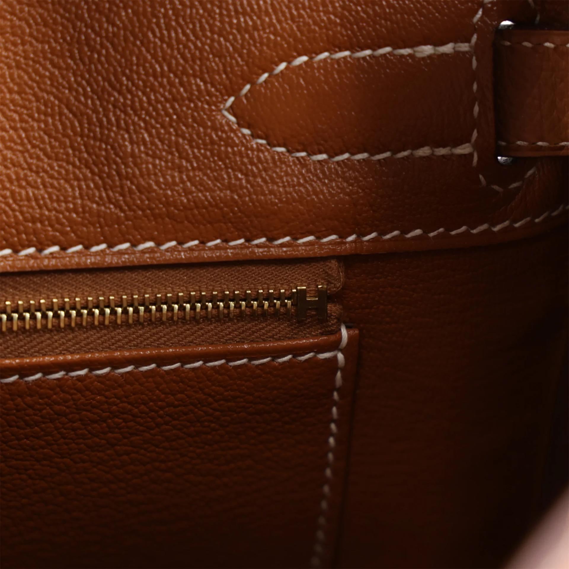 ランク SA HERMÈS エルメス バーキン30 ゴールド エプソン ゴールド金具 U刻印 (2022) - 16