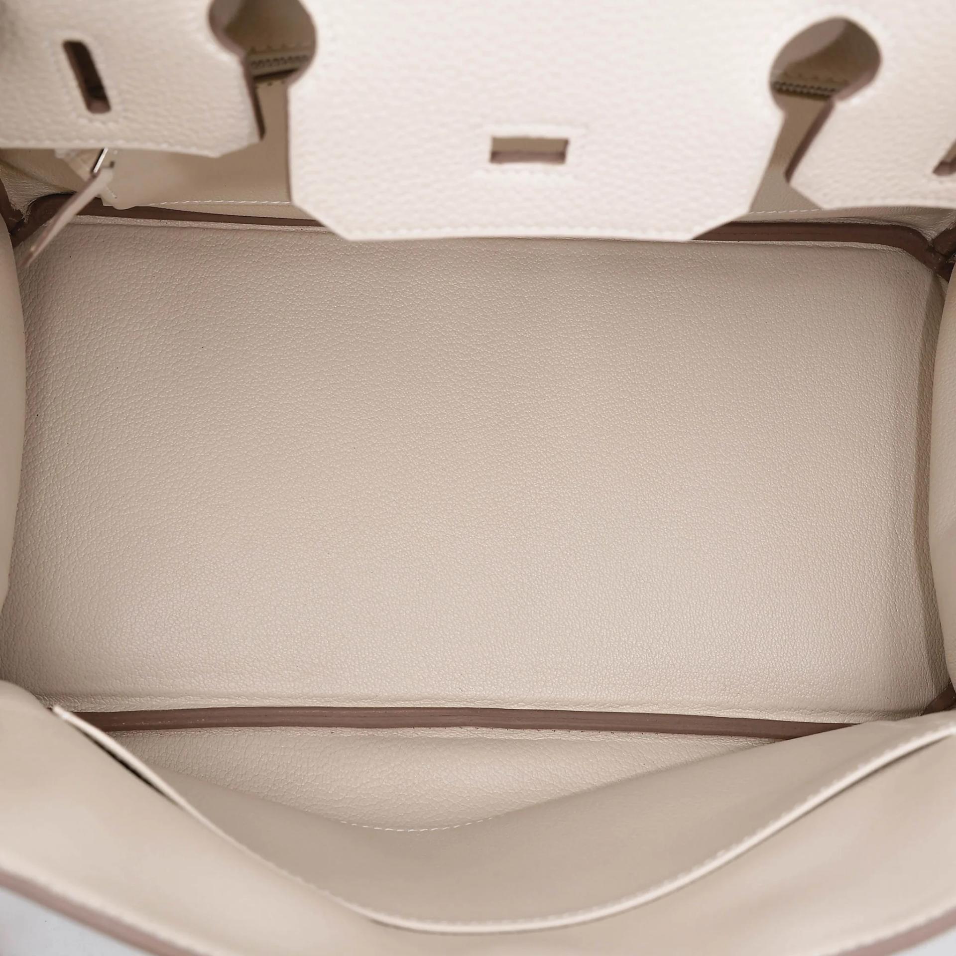 ランク N 新品 HERMÈS エルメス バーキン30 クレ (10) トゴ シルバー金具 G刻印 (2026) - 16