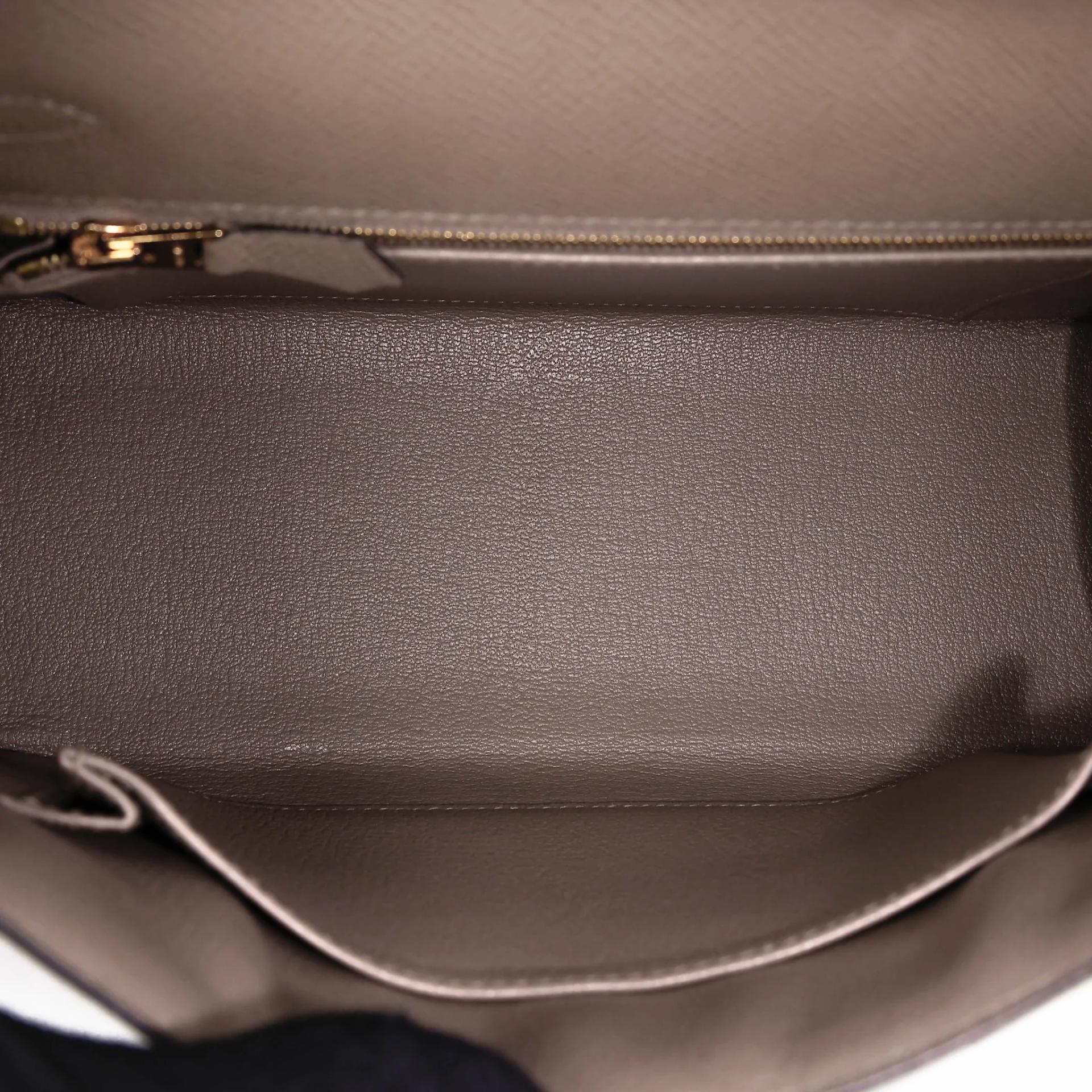 ランク A HERMÈS エルメス ケリー25 セリエ グリアスファルト (M8) エプソン ゴールド金具 C刻印 (2018) - 32