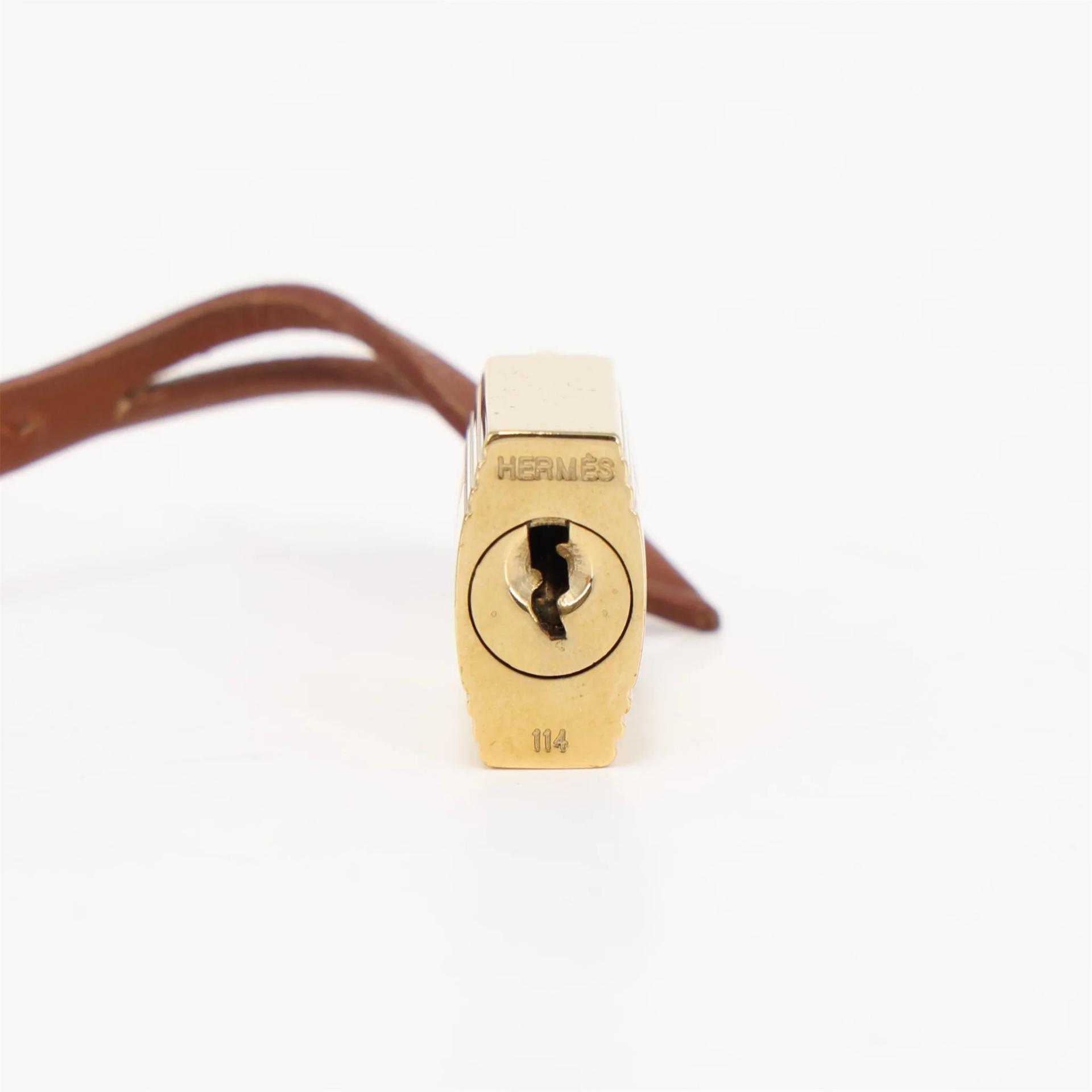 ランク A HERMÈS エルメス ケリー32 キャラメル (28) ボックスカーフ ゴールド金具 □F刻印 (2002) - 20