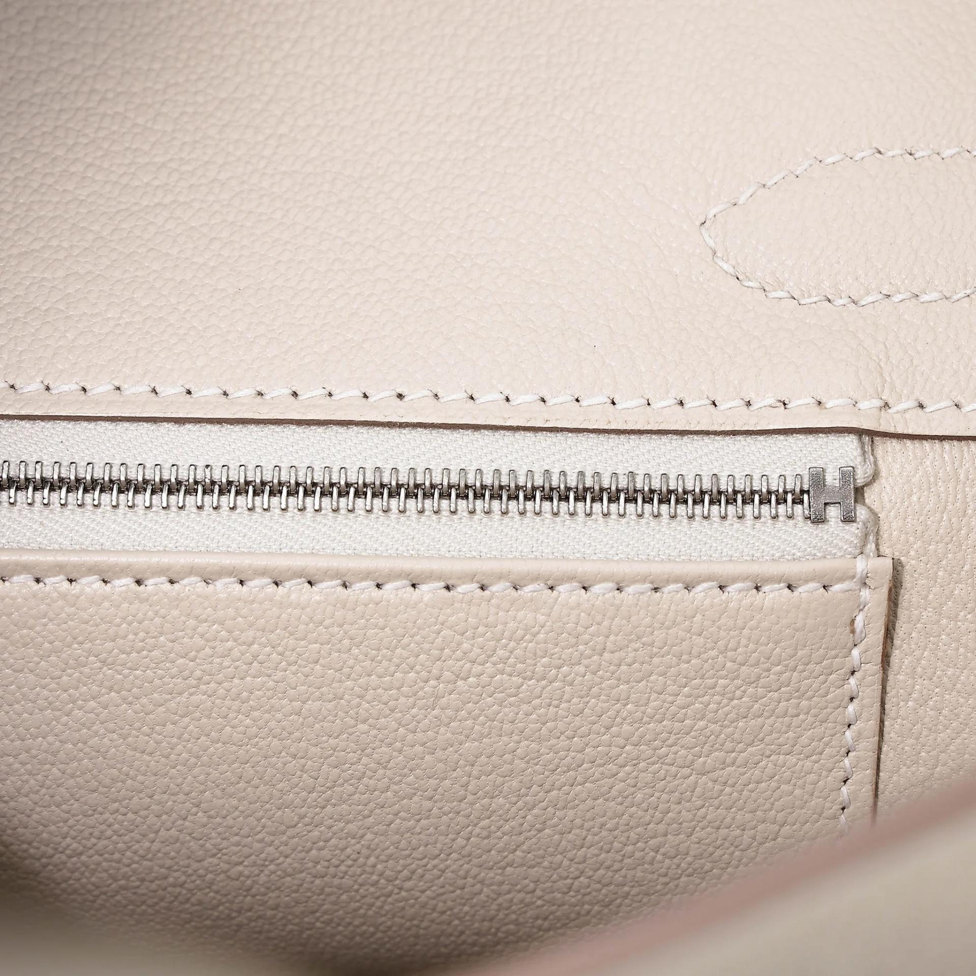 ランク N 新品 HERMÈS エルメス バーキン30 クレ (10) トゴ シルバー金具 G刻印 (2026) - 12