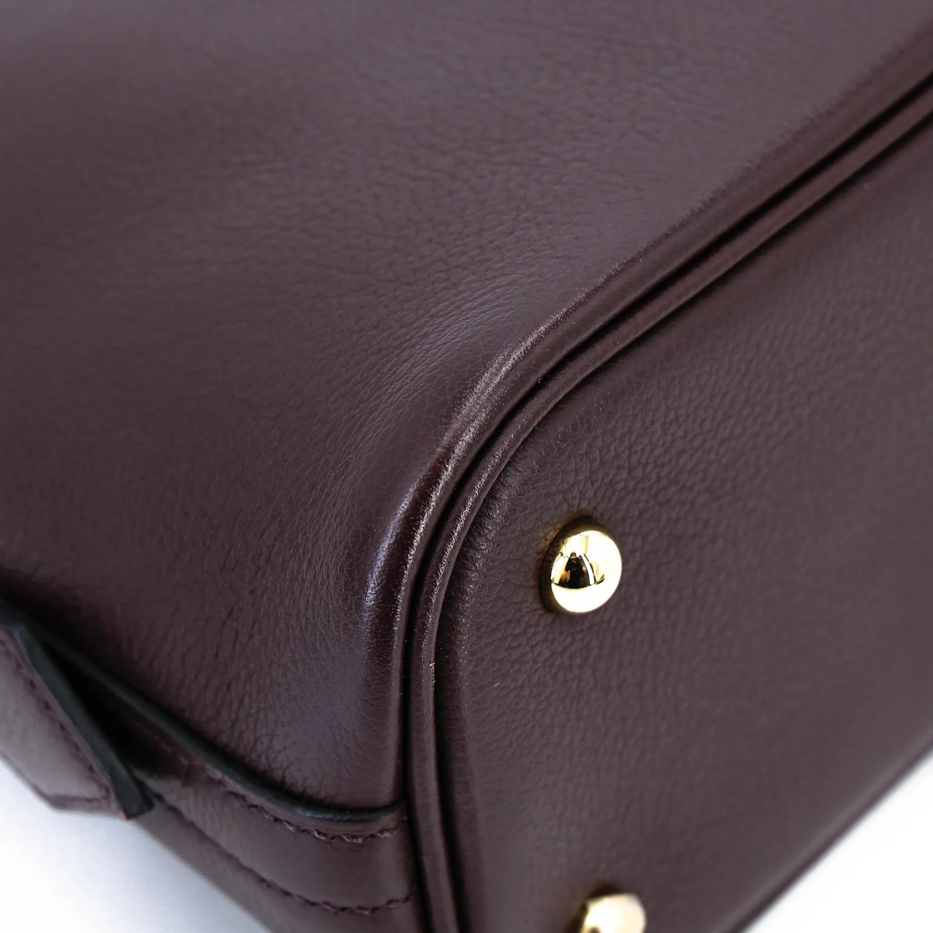 ランク A HERMÈS エルメス ボリード25  ヴェルソ ルージュセリエ (0G) ブルーサフィール (73) エバーカラー ゴールド金具 U刻印 (2022) - 11