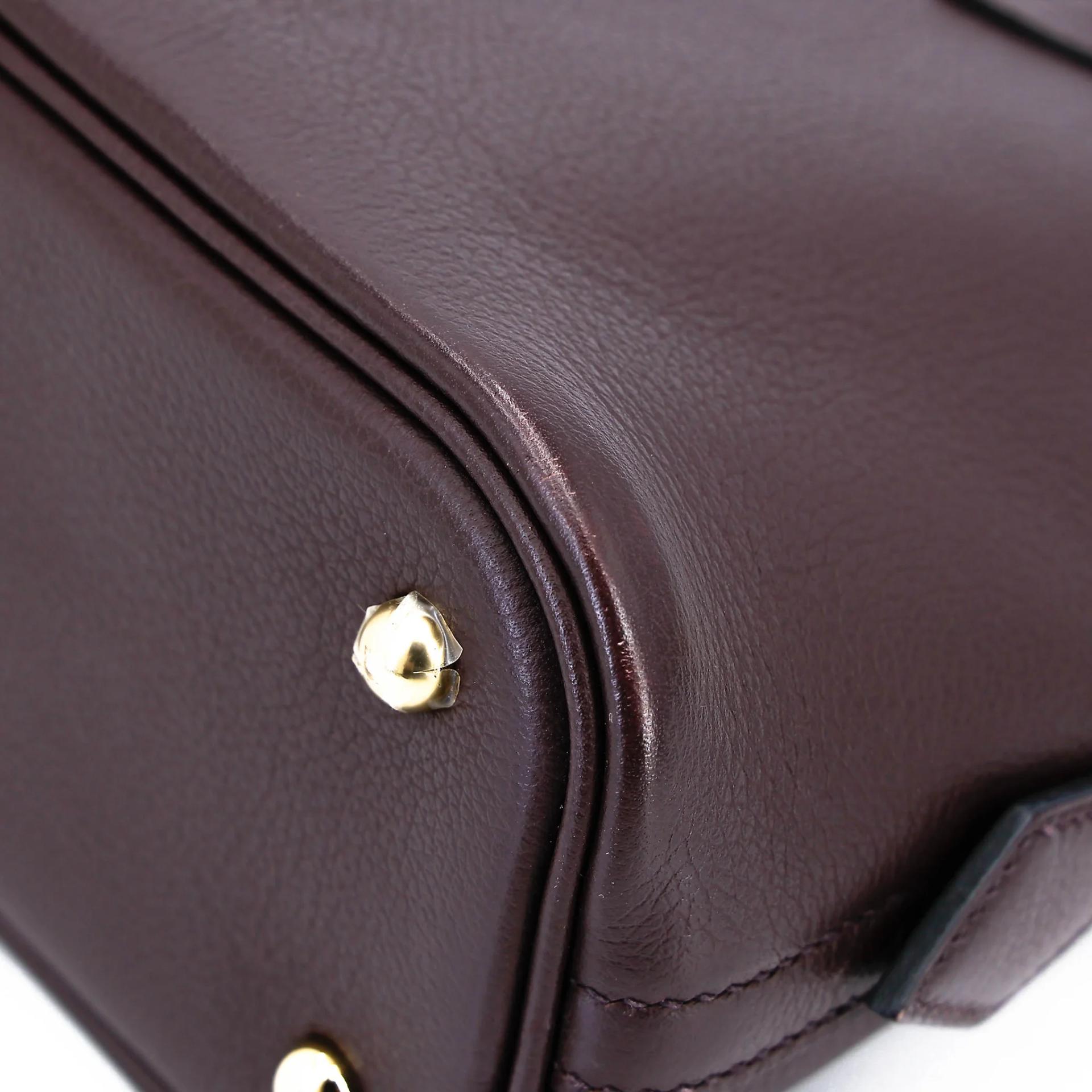 ランク A HERMÈS エルメス ボリード25  ヴェルソ ルージュセリエ (0G) ブルーサフィール (73) エバーカラー ゴールド金具 U刻印 (2022) - 8