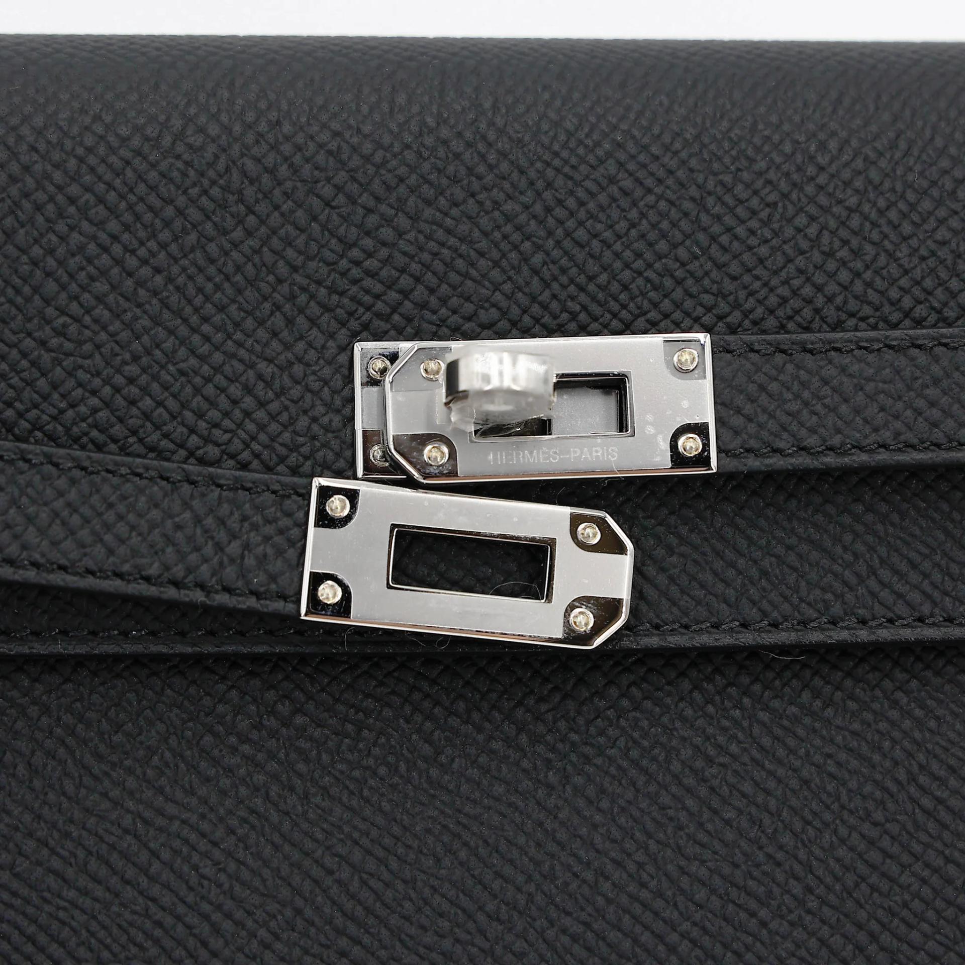 ランク N 新品 HERMÈS エルメス ケリートゥーゴー ブラック (89) エプソン シルバー金具 G刻印 (2026) - 7