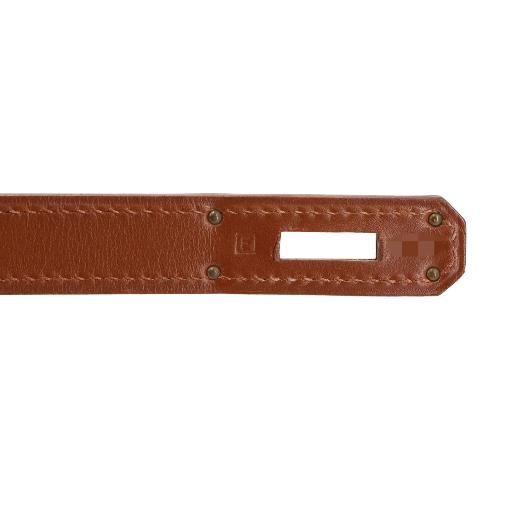ランク A HERMÈS エルメス ケリー32 キャラメル (28) ボックスカーフ ゴールド金具 □F刻印 (2002) - 18