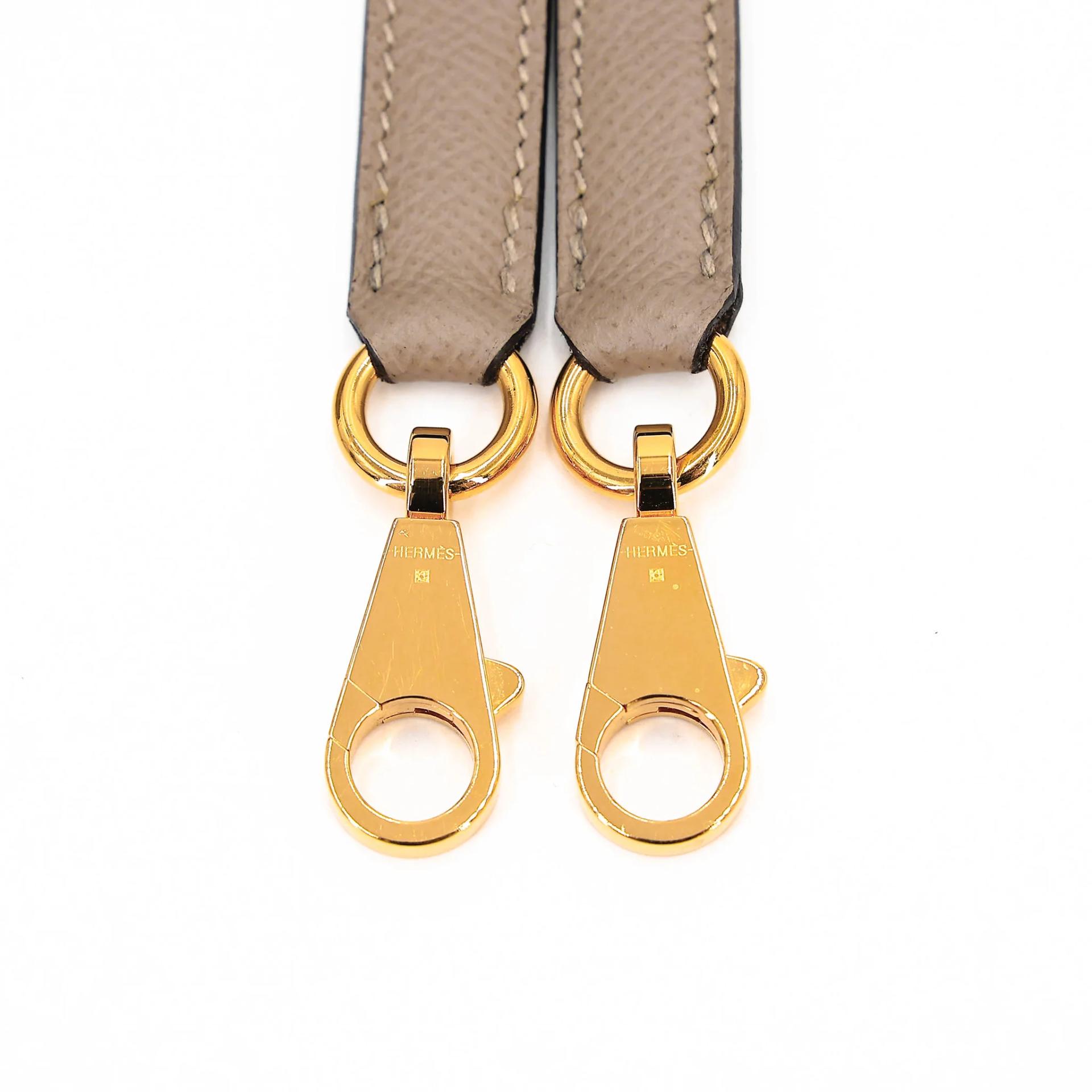ランク A HERMÈS エルメス ケリー25 セリエ グリアスファルト (M8) エプソン ゴールド金具 C刻印 (2018) - 34