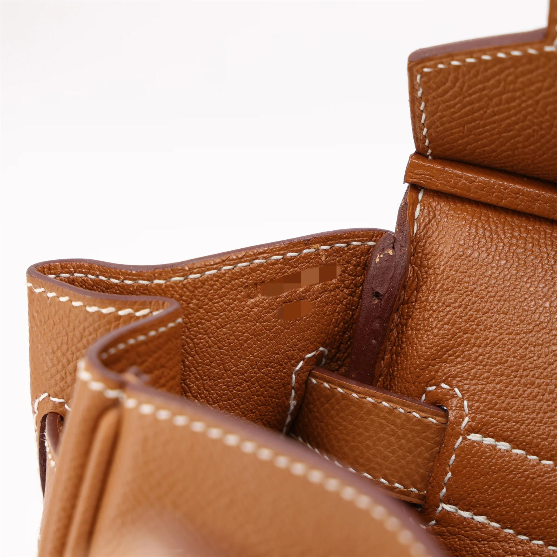 ランク SA HERMÈS エルメス バーキン30 ゴールド エプソン ゴールド金具 U刻印 (2022) - 17