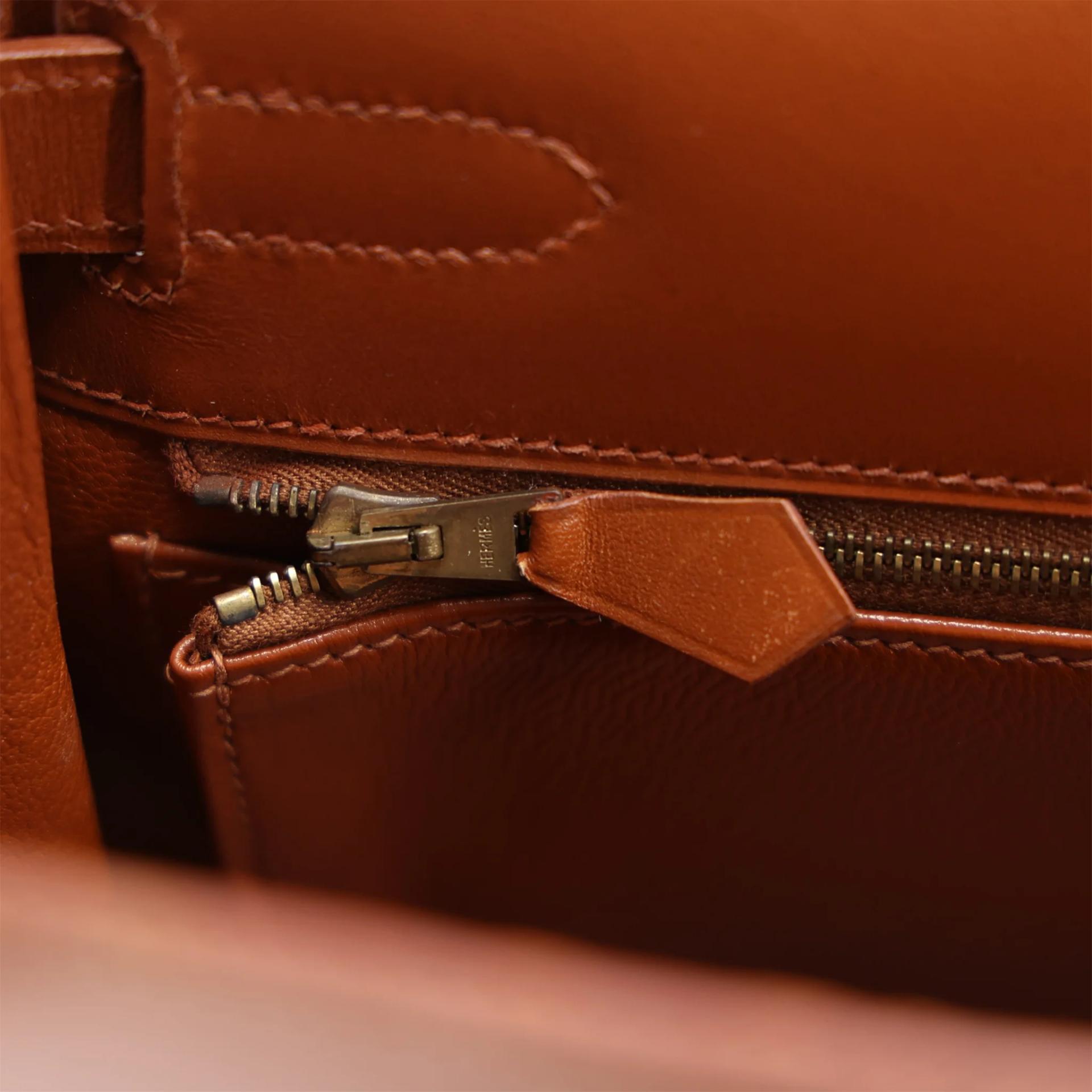 ランク A HERMÈS エルメス ケリー32 キャラメル (28) ボックスカーフ ゴールド金具 □F刻印 (2002) - 16