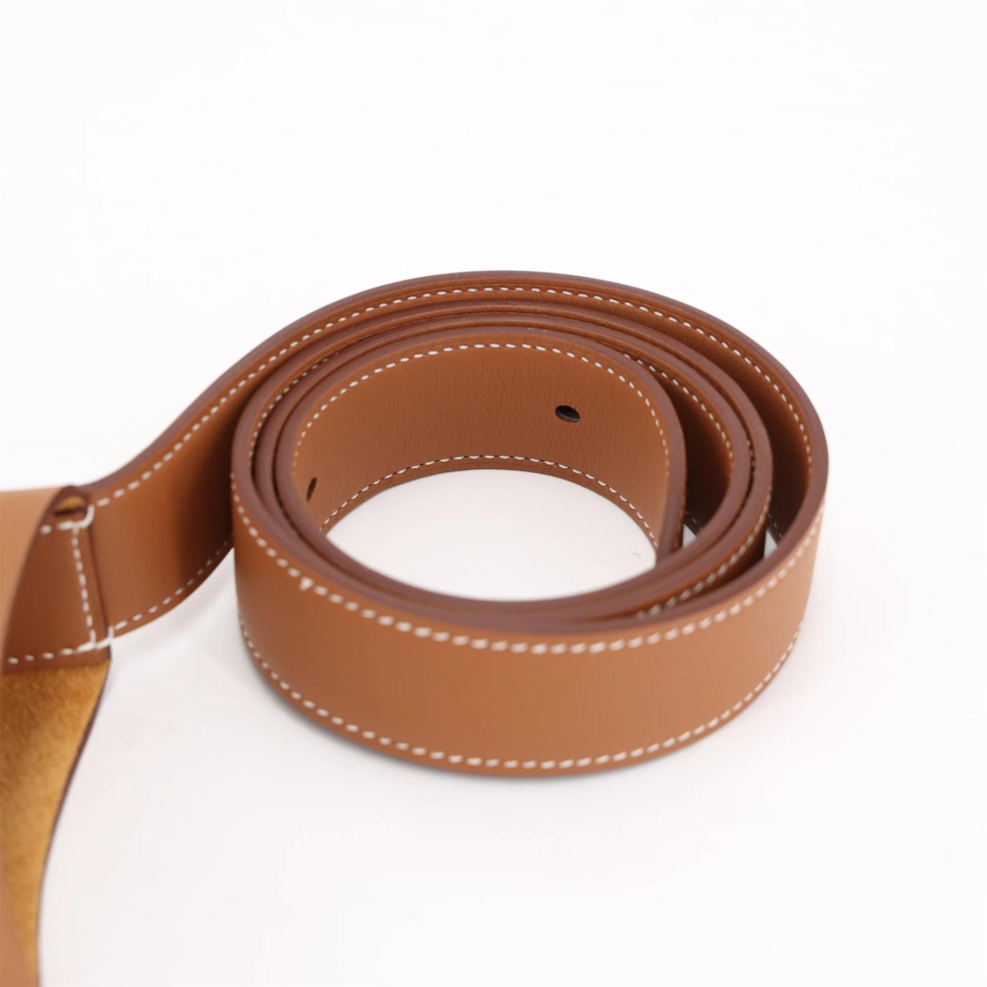 ランク N 新品 HERMÈS エルメス アルソン スリム ショルダーバッグ ゴールド (37) トゴ スイフト シャンパンゴールド金具 K刻印 (2025) - 8