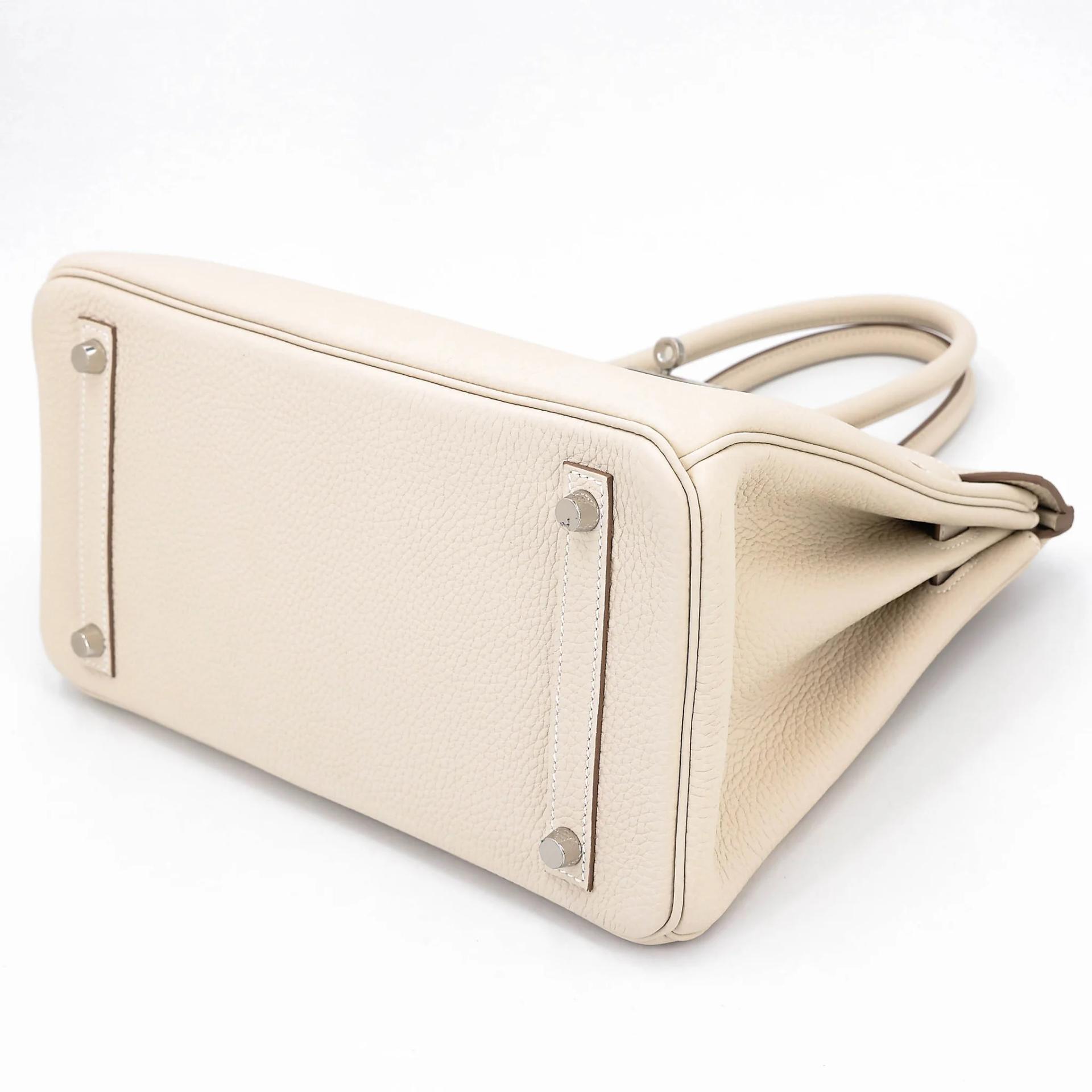 ランク N 新品 HERMÈS エルメス バーキン30 クレ (10) トゴ シルバー金具 G刻印 (2026) - 4