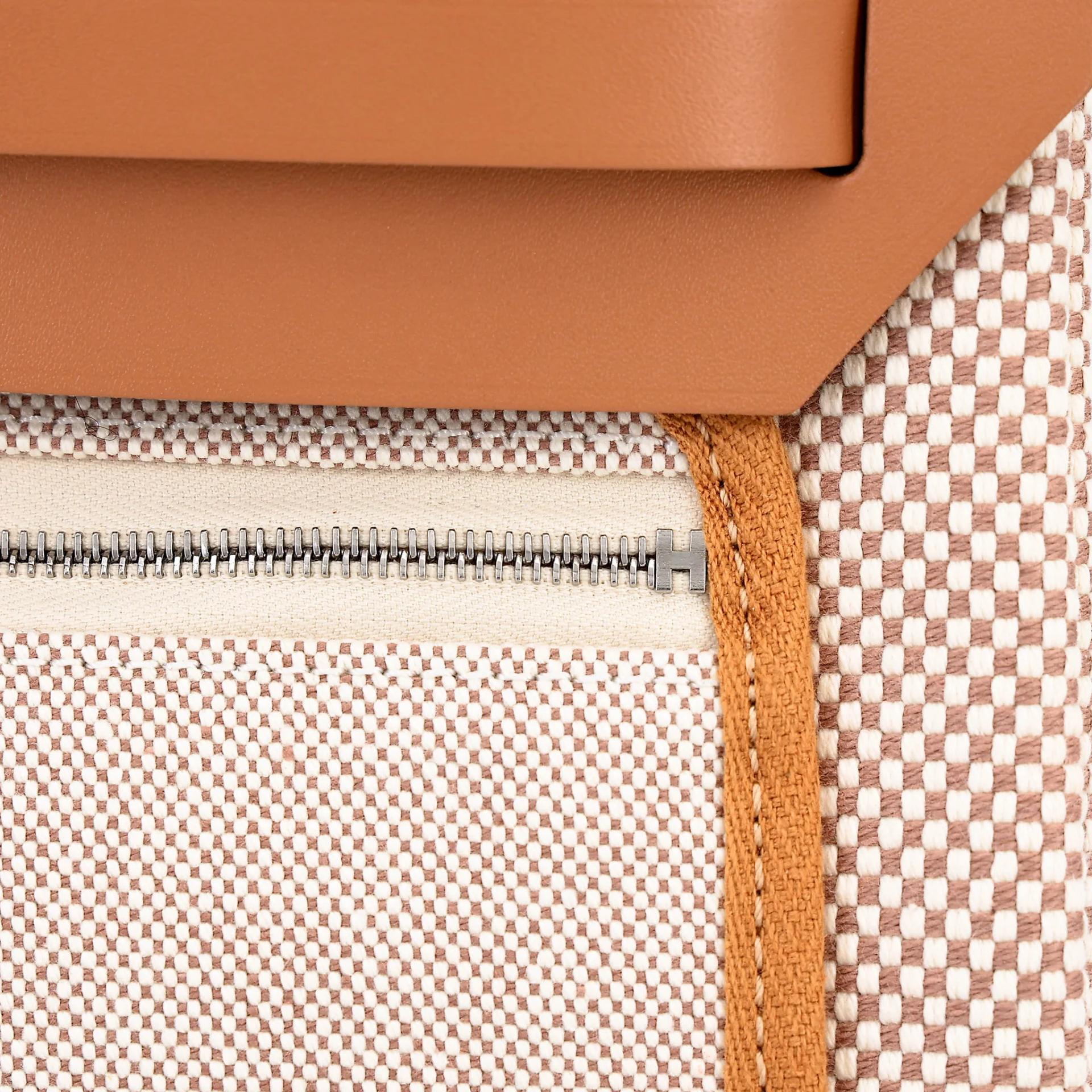 ランク N 新品 HERMÈS エルメス エールバッグPM ゴールド (37) トワルアッシュ シルバー金具 G刻印 (2026) - 10