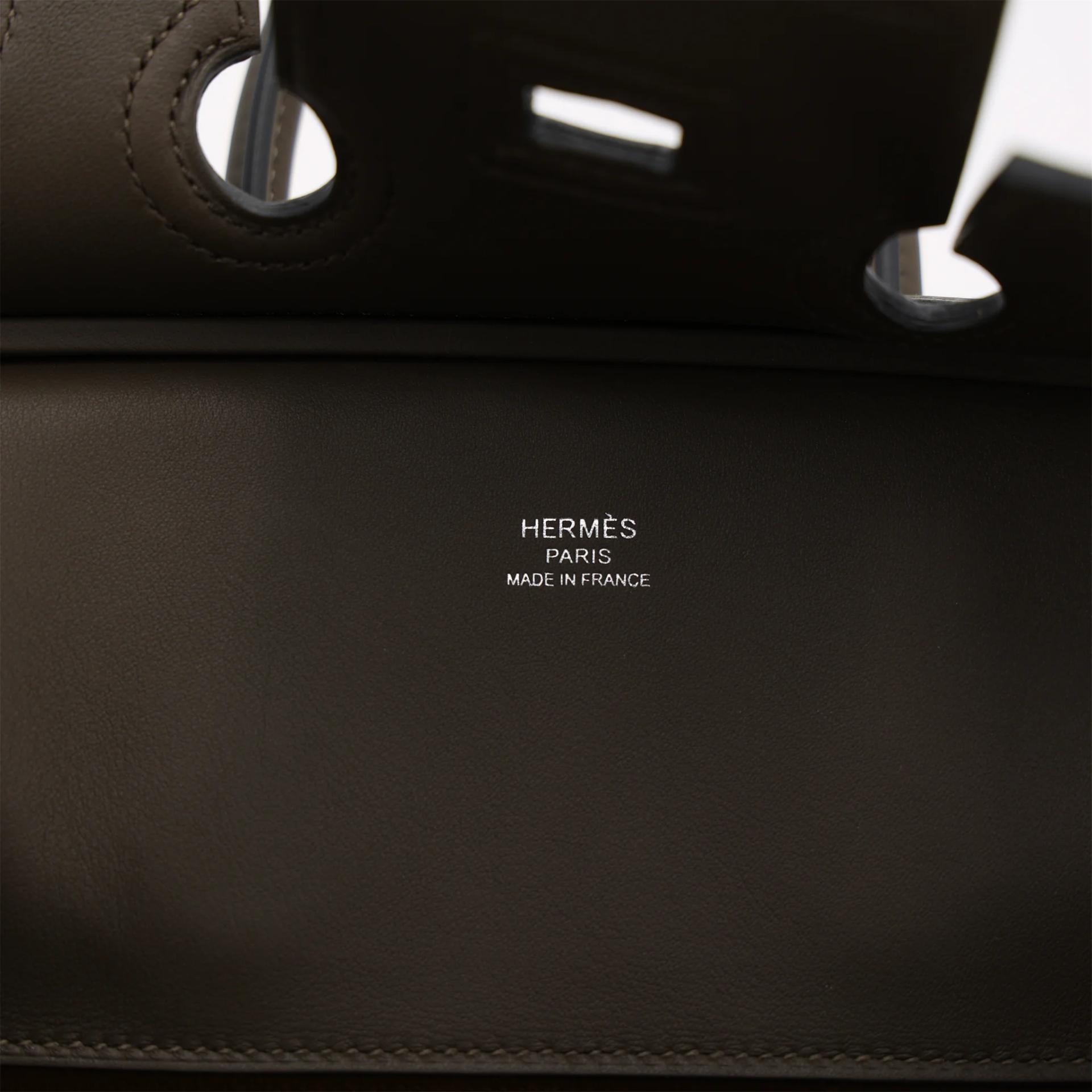 ランク N 新品 HERMÈS エルメス 限定品 バーキン 25 カーゴ ヴェールローデン (V8) デューン トワルゴエラン シルバー金具 G刻印 (2026) - 11