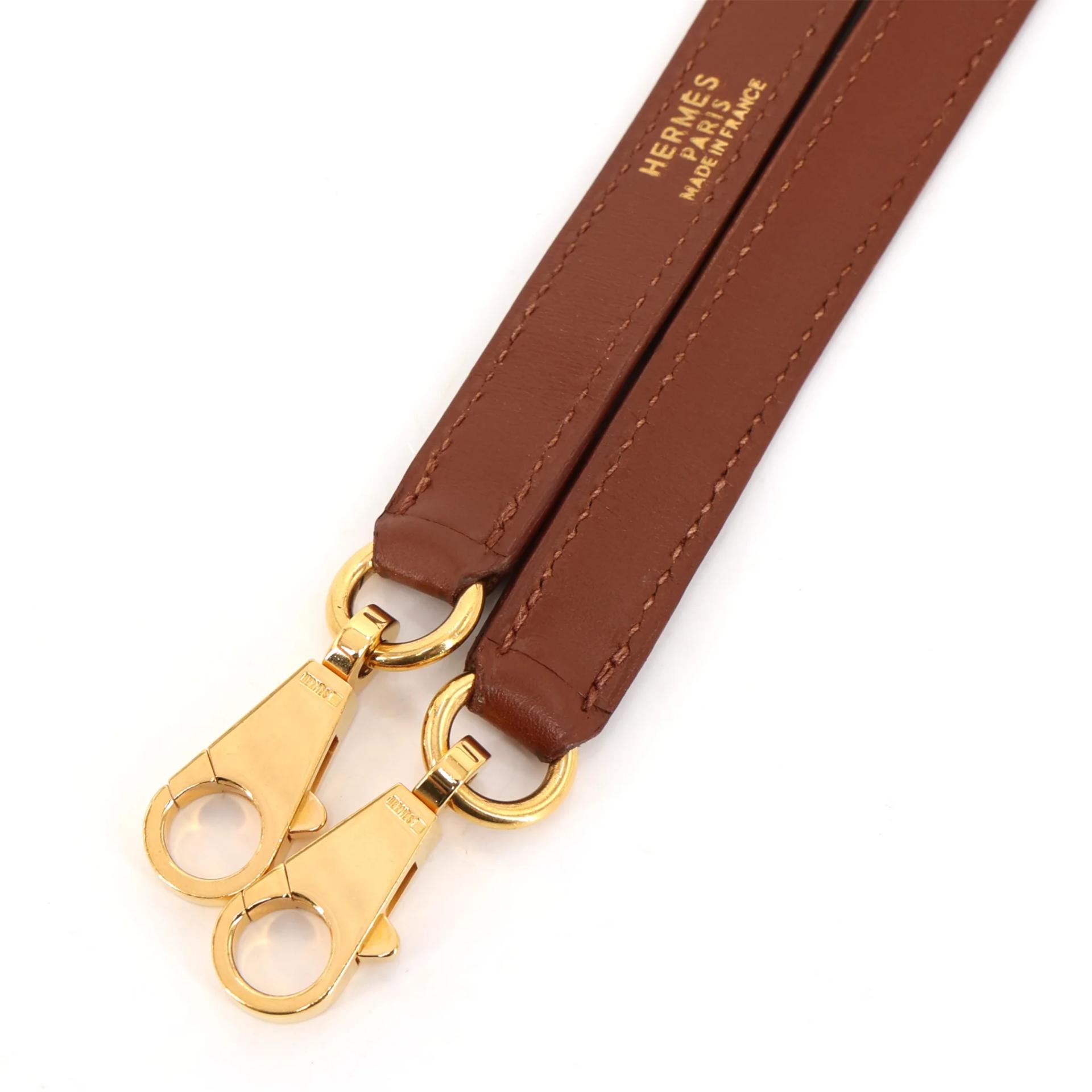 ランク A HERMÈS エルメス ケリー32 キャラメル (28) ボックスカーフ ゴールド金具 □F刻印 (2002) - 21
