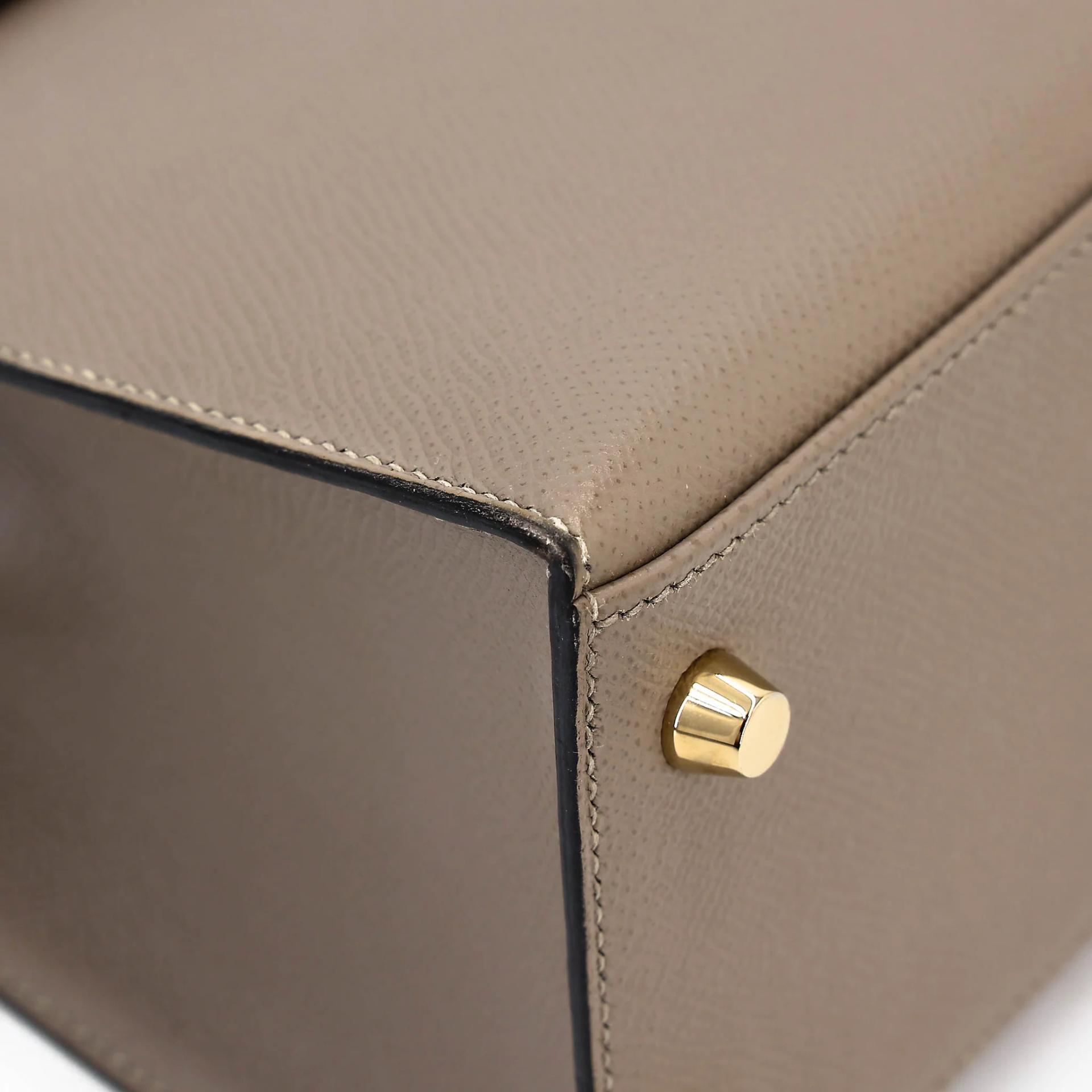 ランク A HERMÈS エルメス ケリー25 セリエ グリアスファルト (M8) エプソン ゴールド金具 C刻印 (2018) - 9