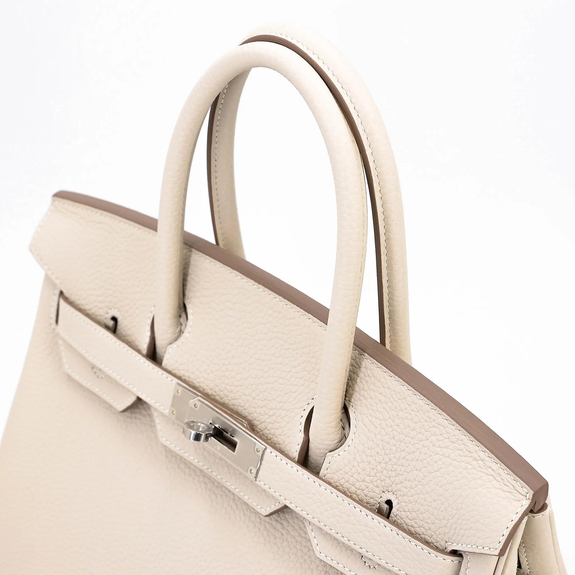 ランク N 新品 HERMÈS エルメス バーキン30 クレ (10) トゴ シルバー金具 G刻印 (2026) - 3