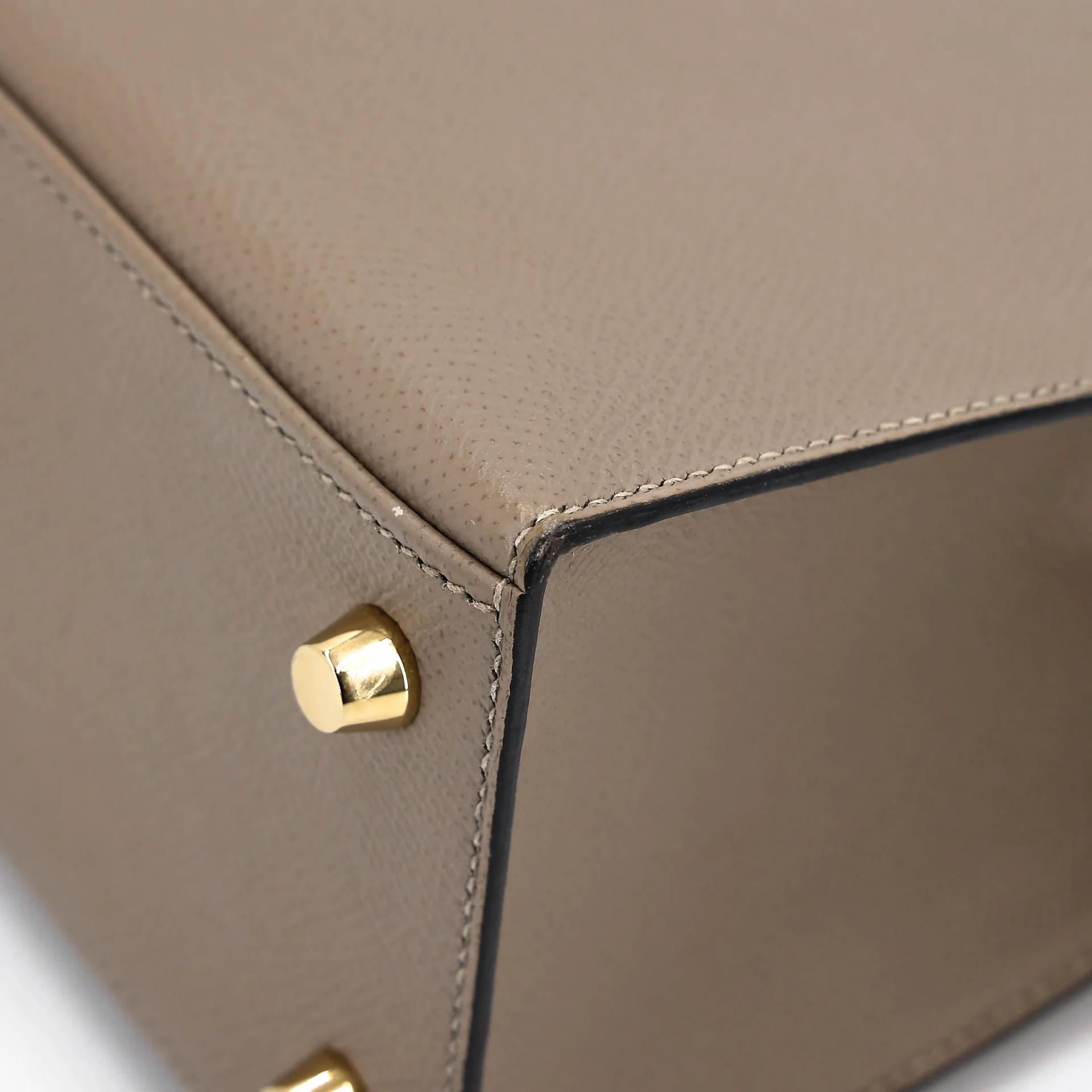 ランク A HERMÈS エルメス ケリー25 セリエ グリアスファルト (M8) エプソン ゴールド金具 C刻印 (2018) - 10