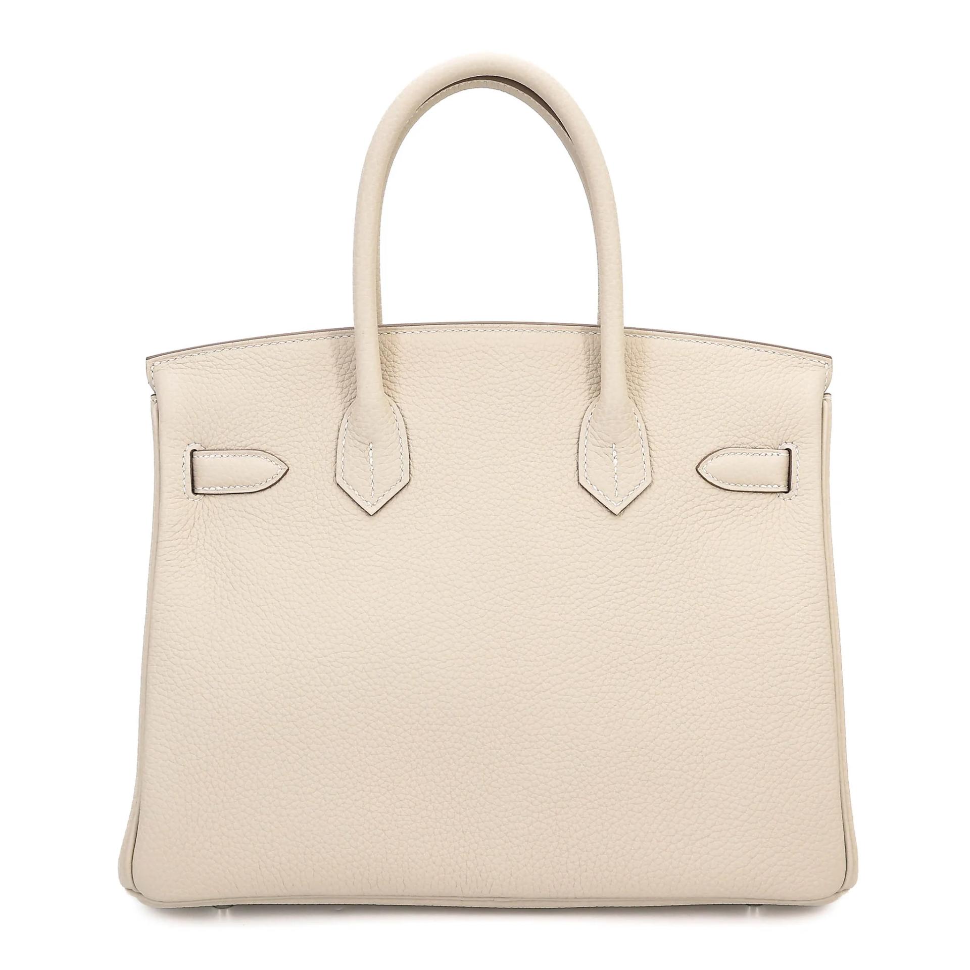 ランク N 新品 HERMÈS エルメス バーキン30 クレ (10) トゴ シルバー金具 G刻印 (2026) - 2