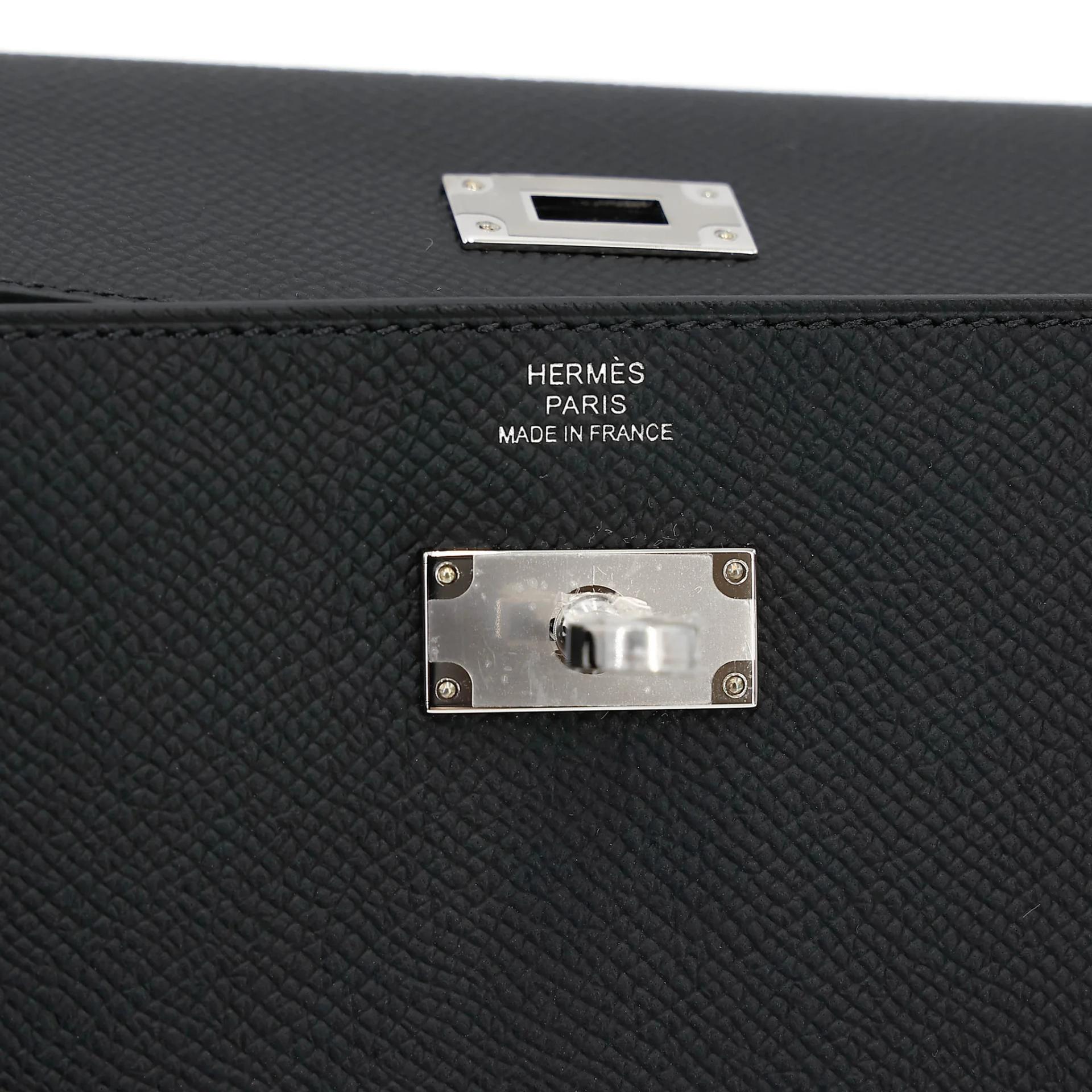 ランク N 新品 HERMÈS エルメス ケリートゥーゴー ブラック (89) エプソン シルバー金具 G刻印 (2026) - 12