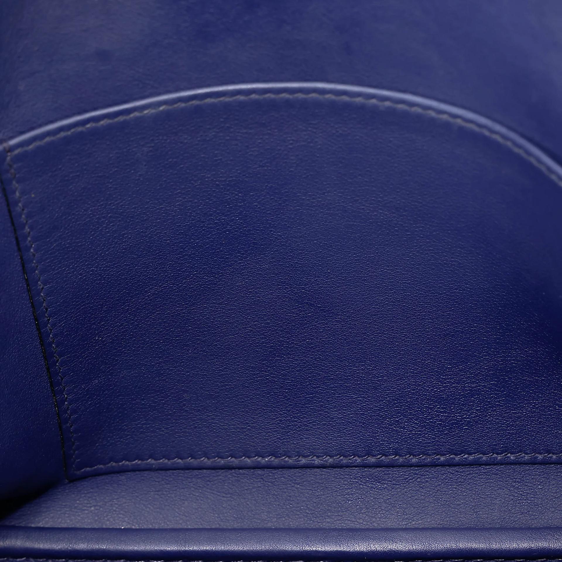 ランク A HERMÈS エルメス ボリード25  ヴェルソ ルージュセリエ (0G) ブルーサフィール (73) エバーカラー ゴールド金具 U刻印 (2022) - 23