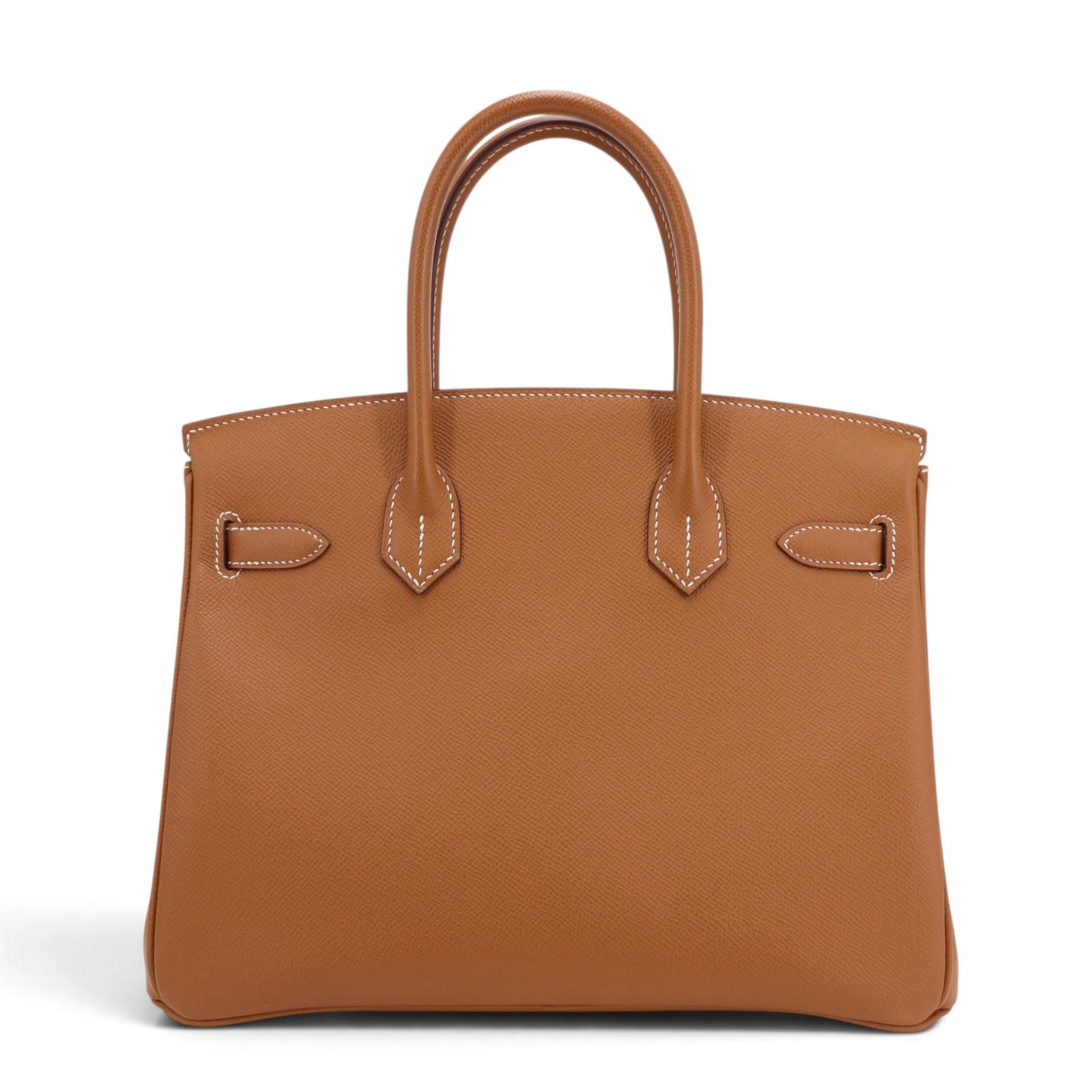 ランク SA HERMÈS エルメス バーキン30 ゴールド エプソン ゴールド金具 U刻印 (2022) - 2