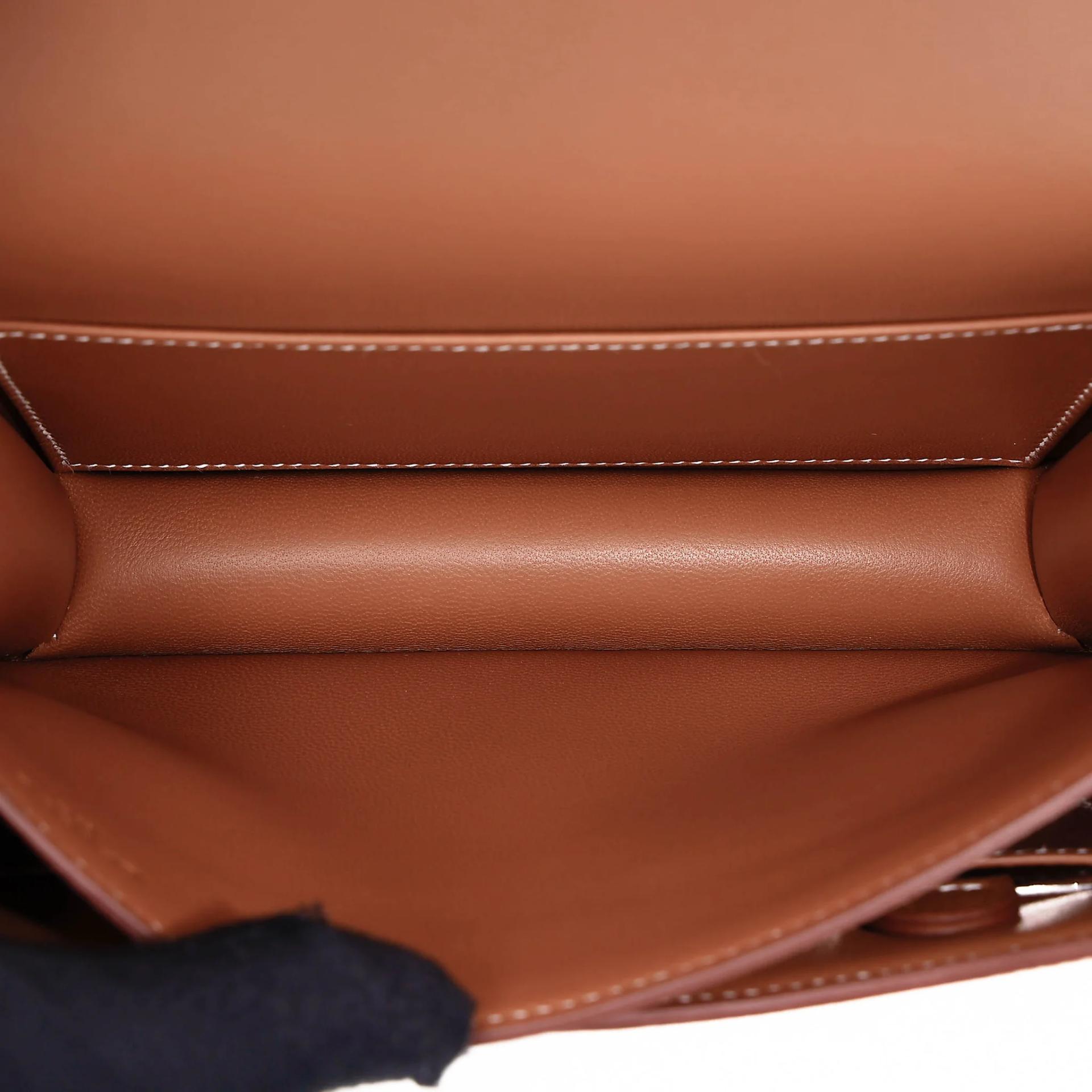 Brand New ( Rank N ) HERMÈS Constance Mini 19 Mirror Gold (37) Epsom Palladium hardware G (2026) - 16