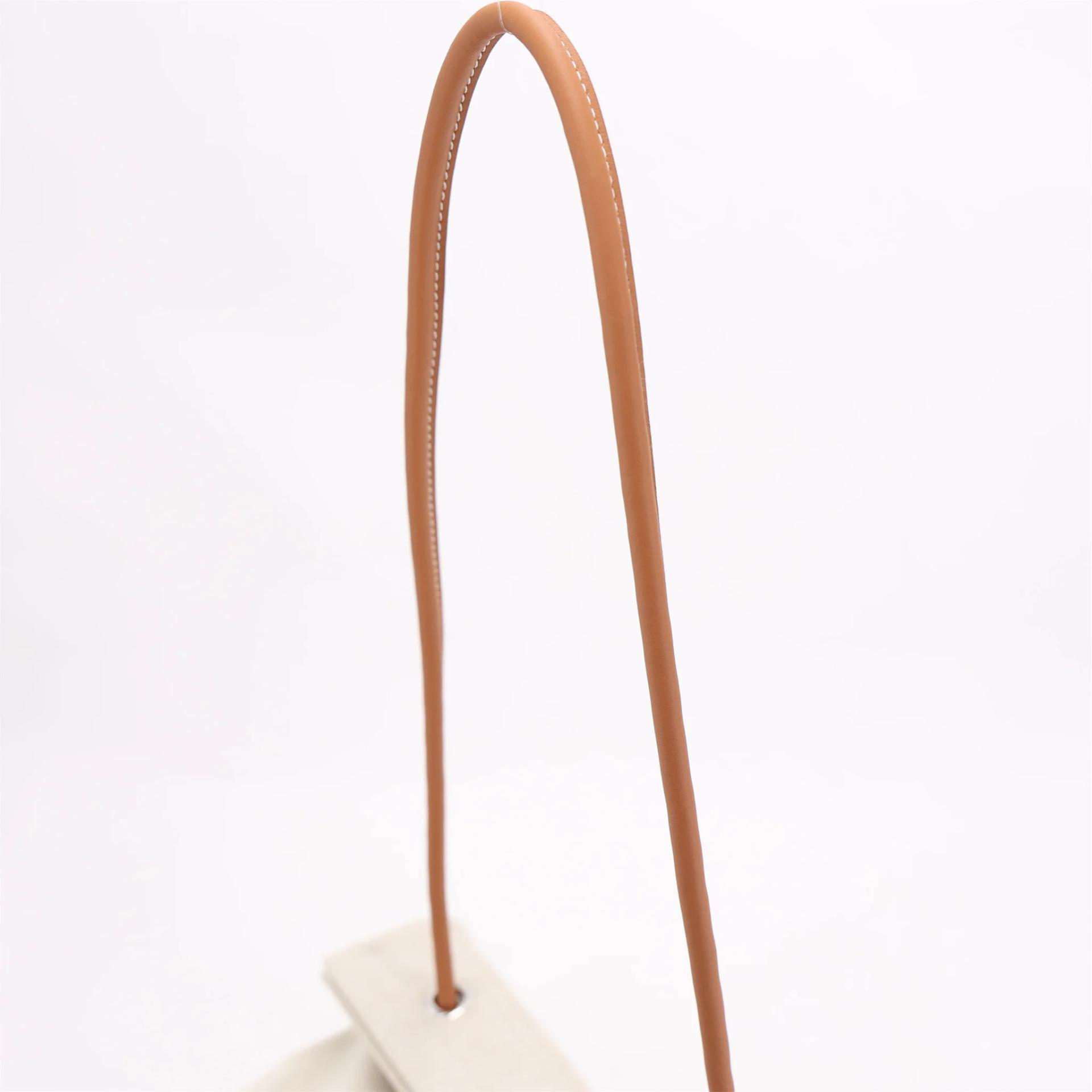 Unused ( Rank NS ) HERMÈS Aline Grooming Bag Gold (37) Craie (10) Canvas Swift Palladium hardware K (2025) - 3