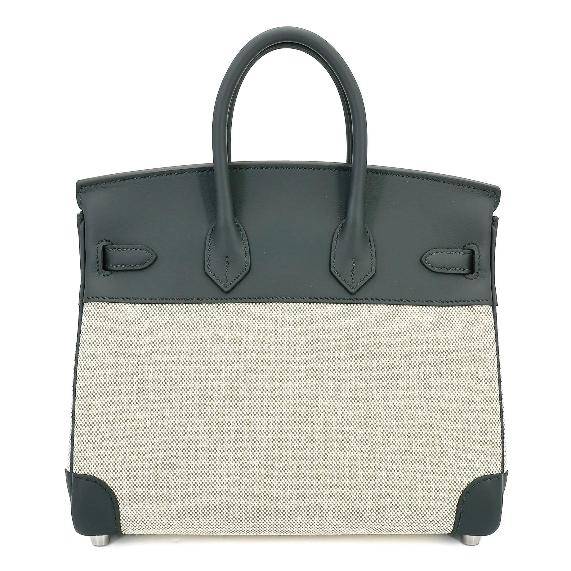Birkin 25 Vert Mangrove (Q0) Vert Amande (63)