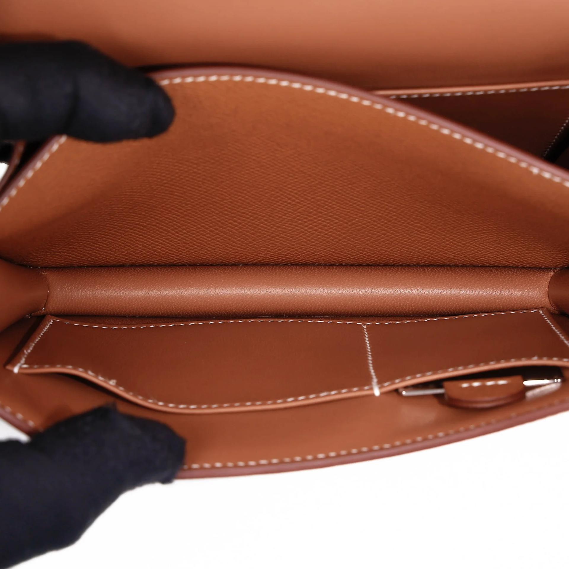 Brand New ( Rank N ) HERMÈS Constance Mini 19 Mirror Gold (37) Epsom Palladium hardware G (2026) - 17