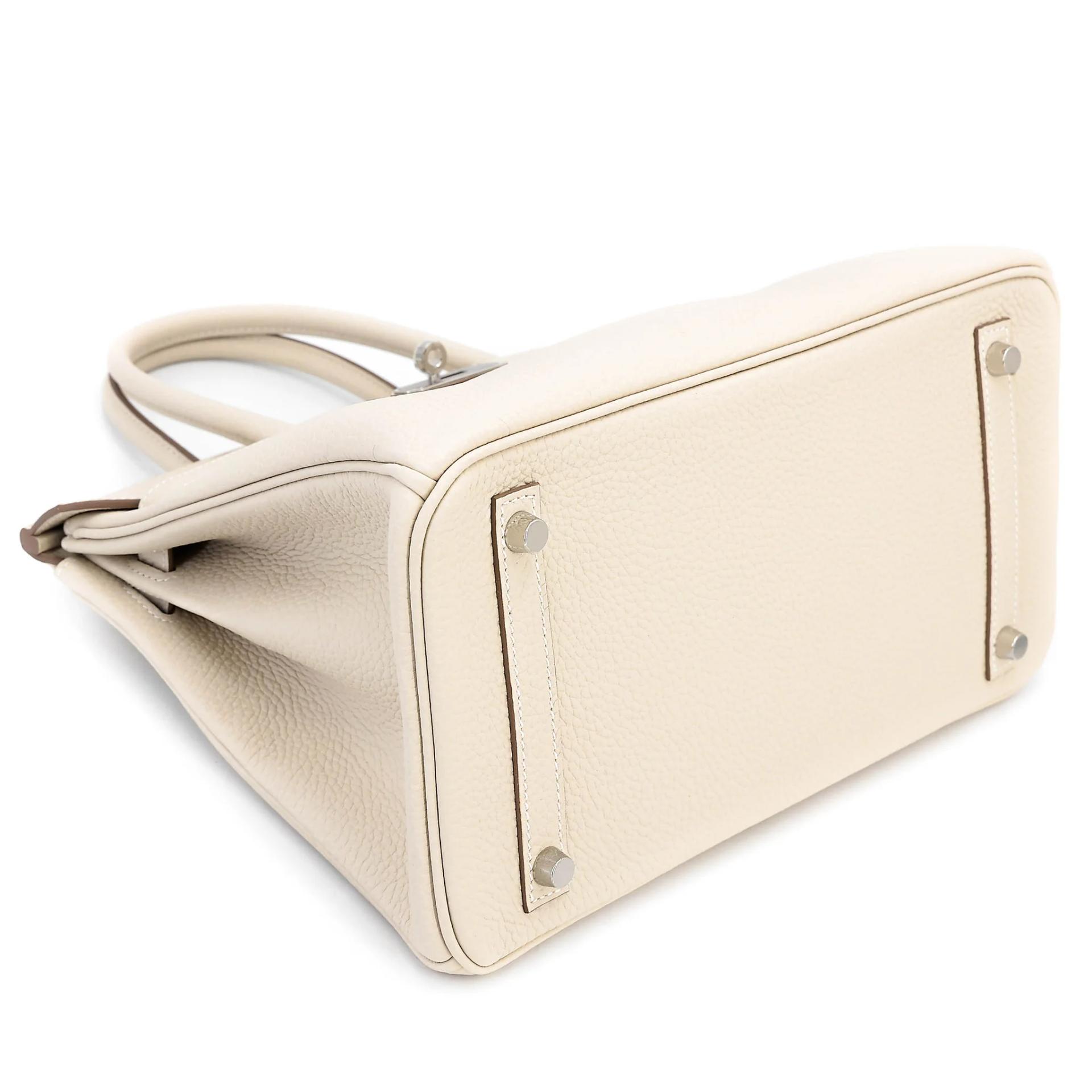 Brand New ( Rank N ) HERMÈS Birkin 30 Craie (10) Togo Palladium hardware G (2026) - 5