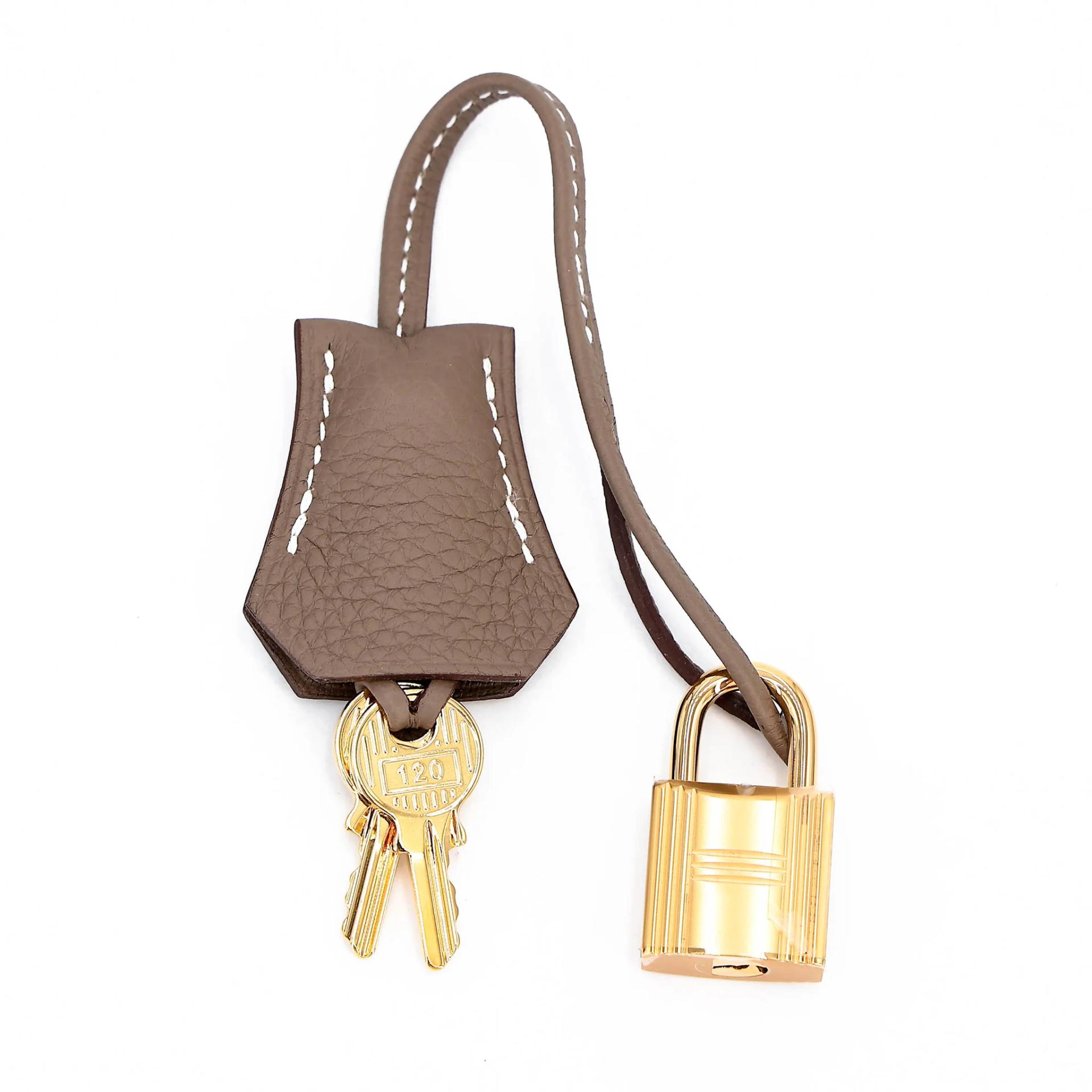 Brand New ( Rank N ) HERMÈS Birkin 25 Etoupe (18) Togo Gold hardware G (2026) - 17