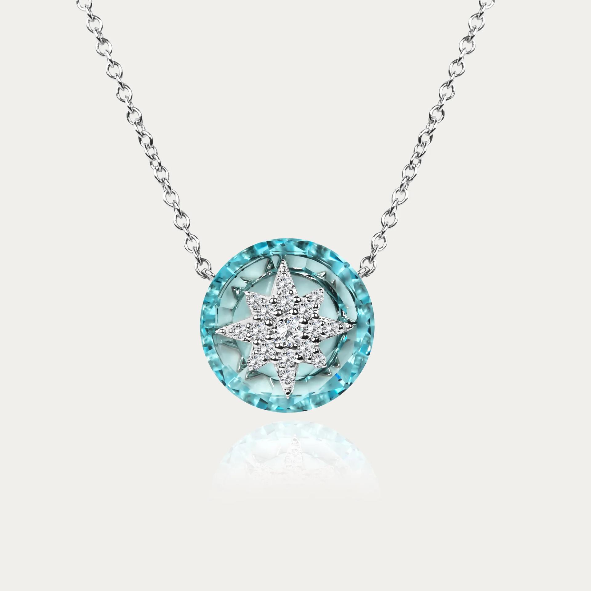 Miracle Me ESPOIR Necklace Blue White