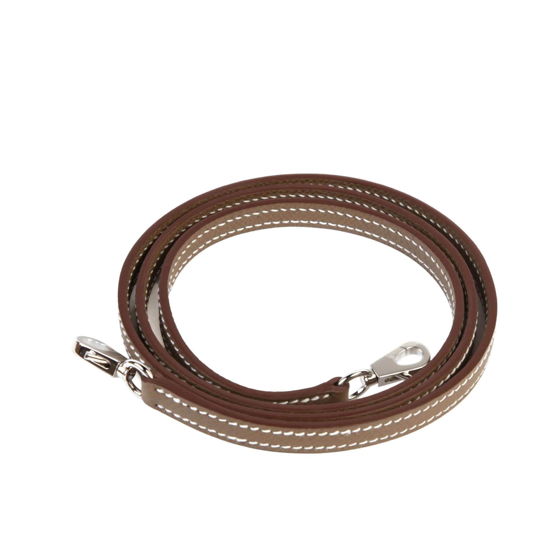 Unused ( Rank NS ) HERMÈS Mini Kelly II Etoupe (18) Epsom Palladium hardware G (2026) - 15