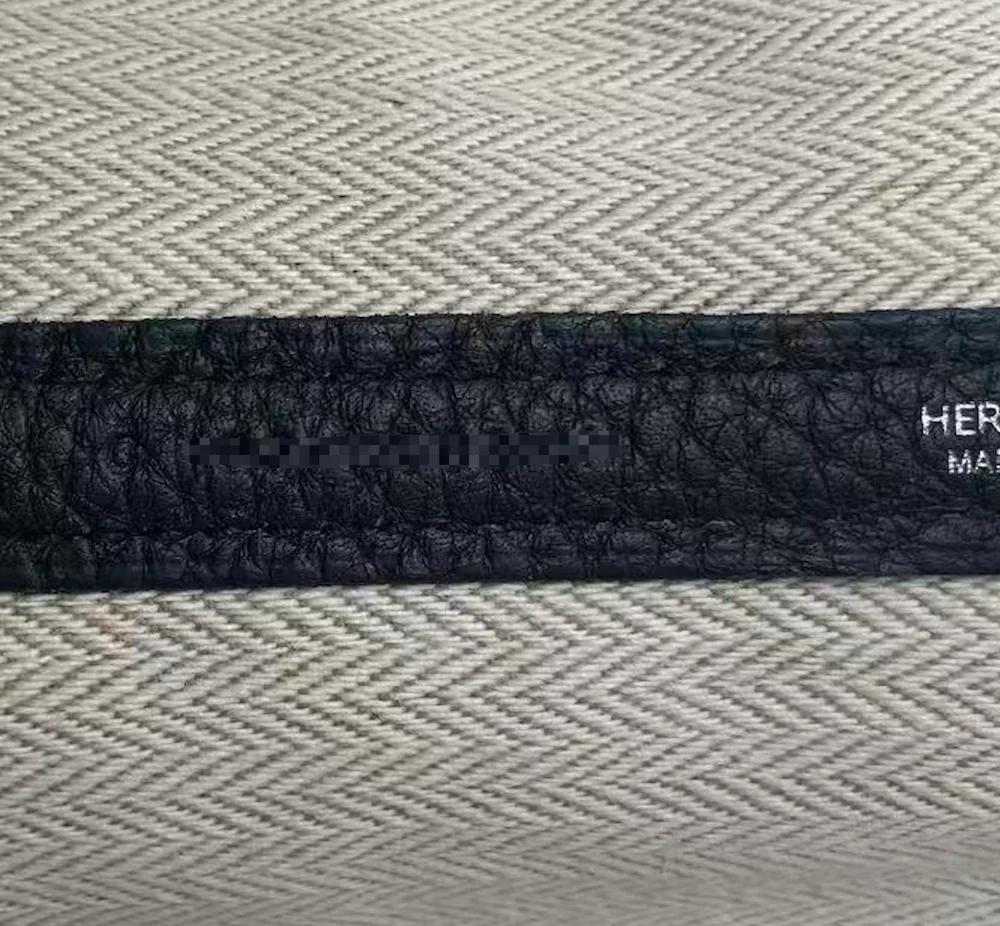 Very Good ( Rank A) HERMÈS Garden Party PM Noir (89) Negonda Palladium hardware C (2018) - 11