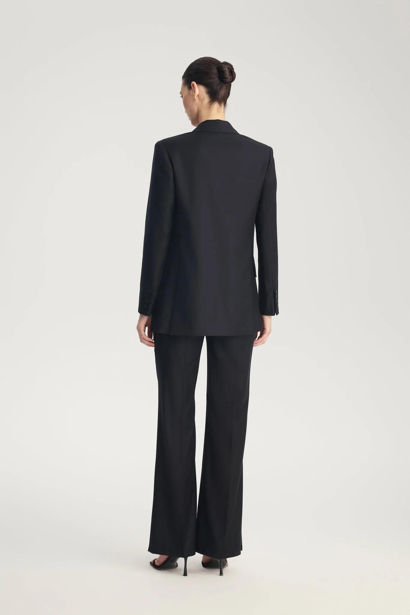 Brand New ( Rank N ) Mira Four Seasons Wool Double-Breasted Blazer (EU 36) - 4