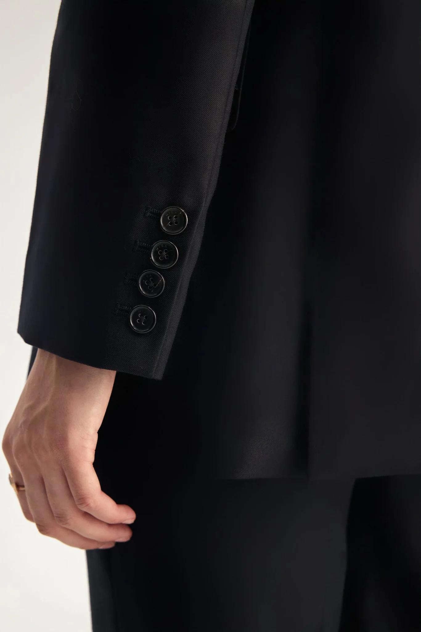 Brand New ( Rank N ) Mira Four Seasons Wool Double-Breasted Blazer (EU 36) - 7