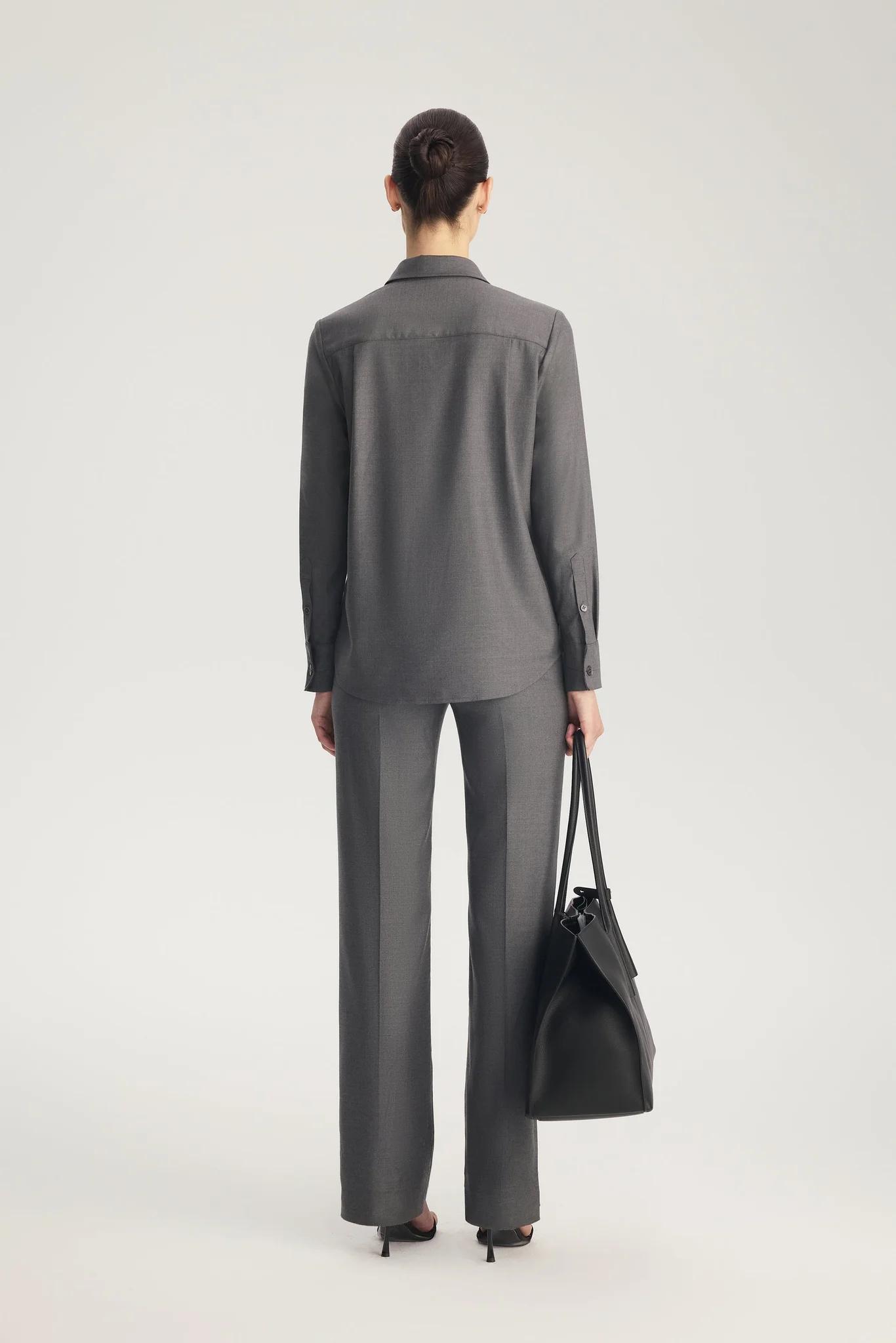 Brand New ( Rank N ) Mira Four Seasons Wool Shirt (EU 34) - 4