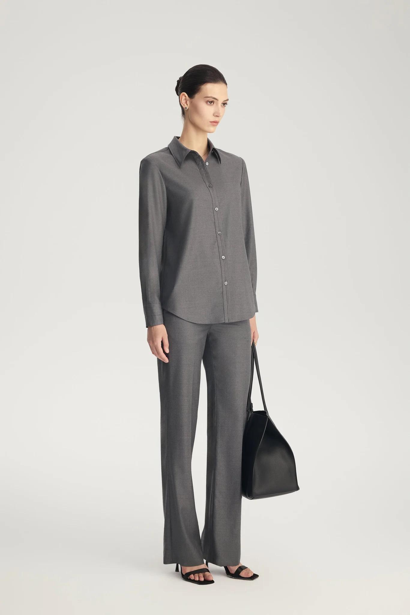 Four Seasons Wool Straight Trousers (EU 34)