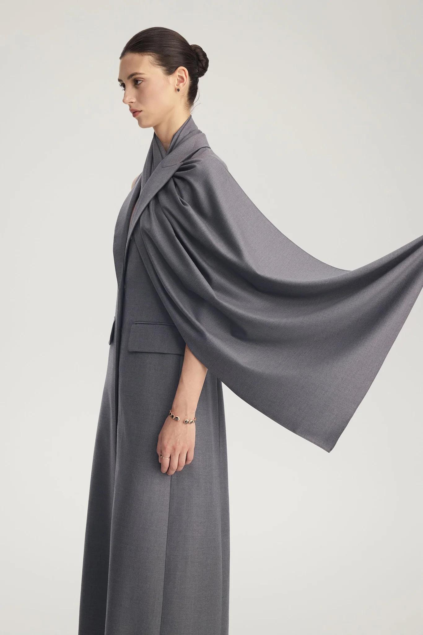 Brand New ( Rank N ) Mira Four Seasons Wool Convertible Scarf Dress (EU 34) - 5