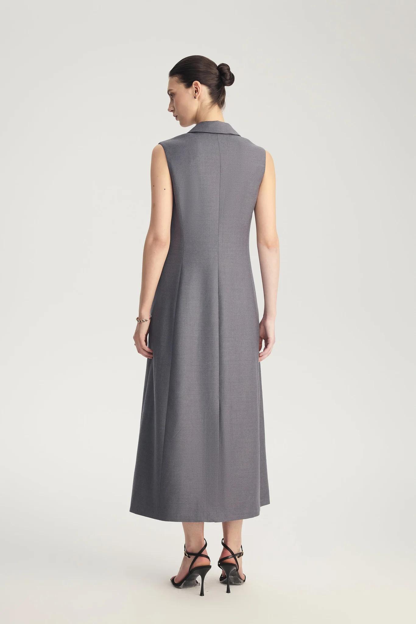 Brand New ( Rank N ) Mira Four Seasons Wool Convertible Scarf Dress (EU 36) - 4