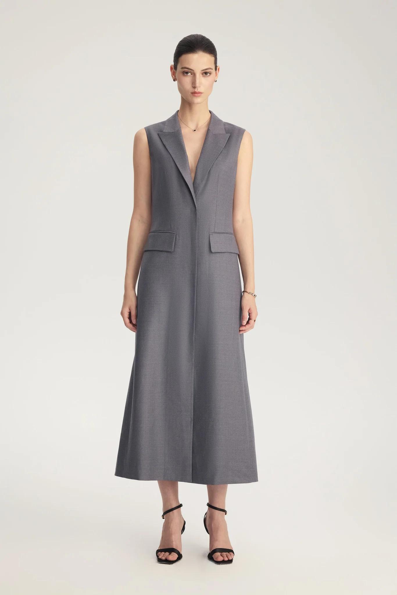 Brand New ( Rank N ) Mira Four Seasons Wool Convertible Scarf Dress (EU 38) - 3