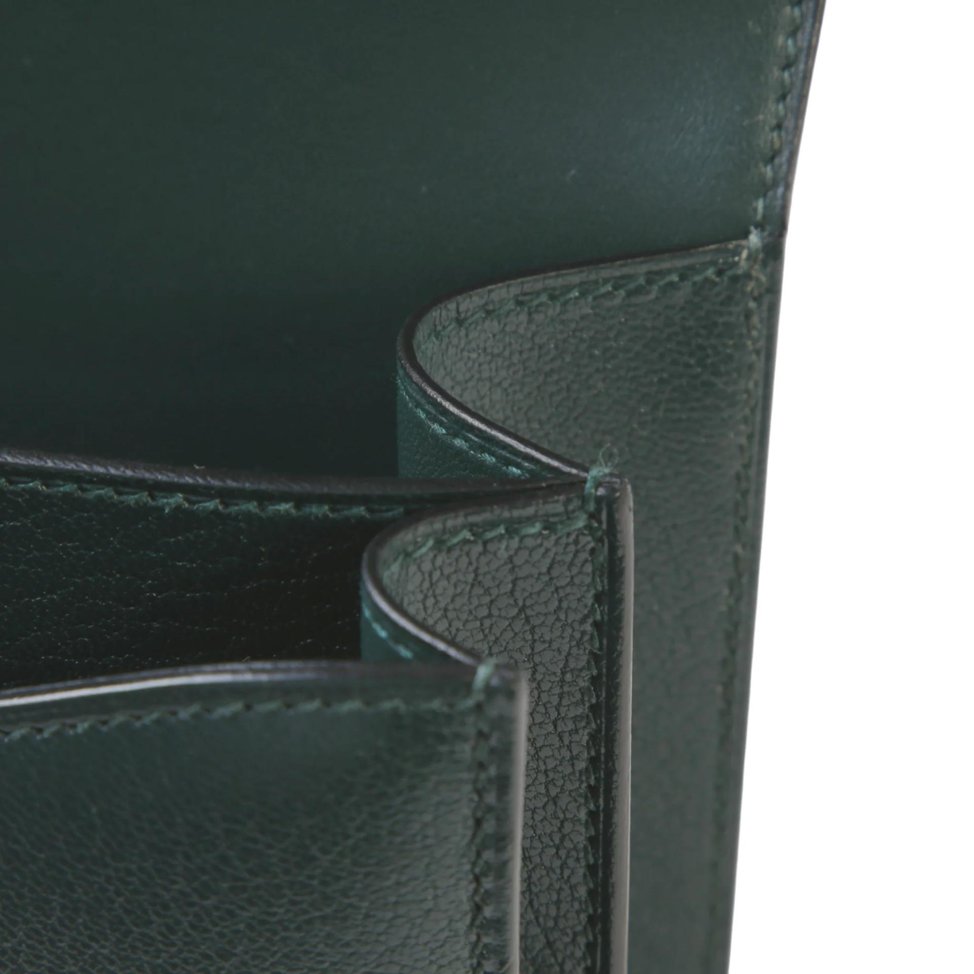Brand New ( Rank N ) HERMÈS Constance Mini Vert Cypress (6O) Chamkila Gold hardware G (2026) - 12