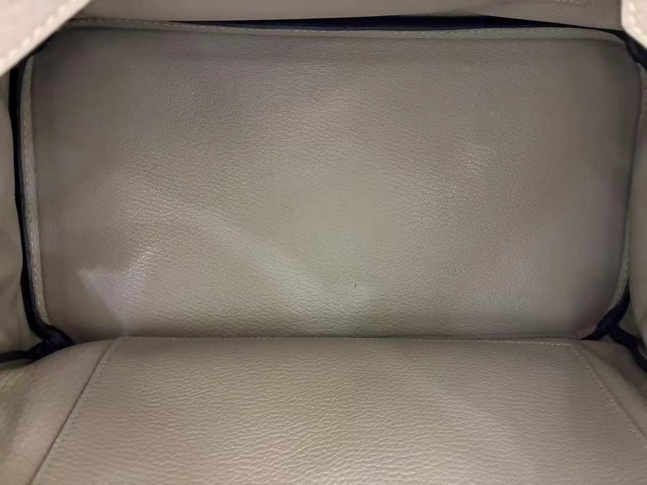 A美品 HERMÈS 愛馬仕 Birkin 35 81 斑鳩灰 Gris Tourterelle Clemence小牛皮 銀扣 □N刻 2010年 - 28