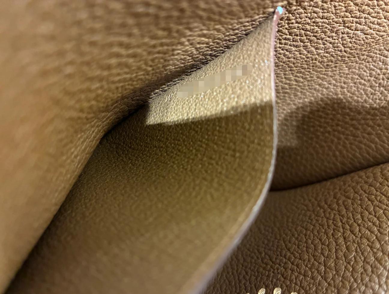 Excellent ( Rank SA ) HERMÈS Videpoches bag Gold (37) Togo Palladium hardware W (2024) - 14