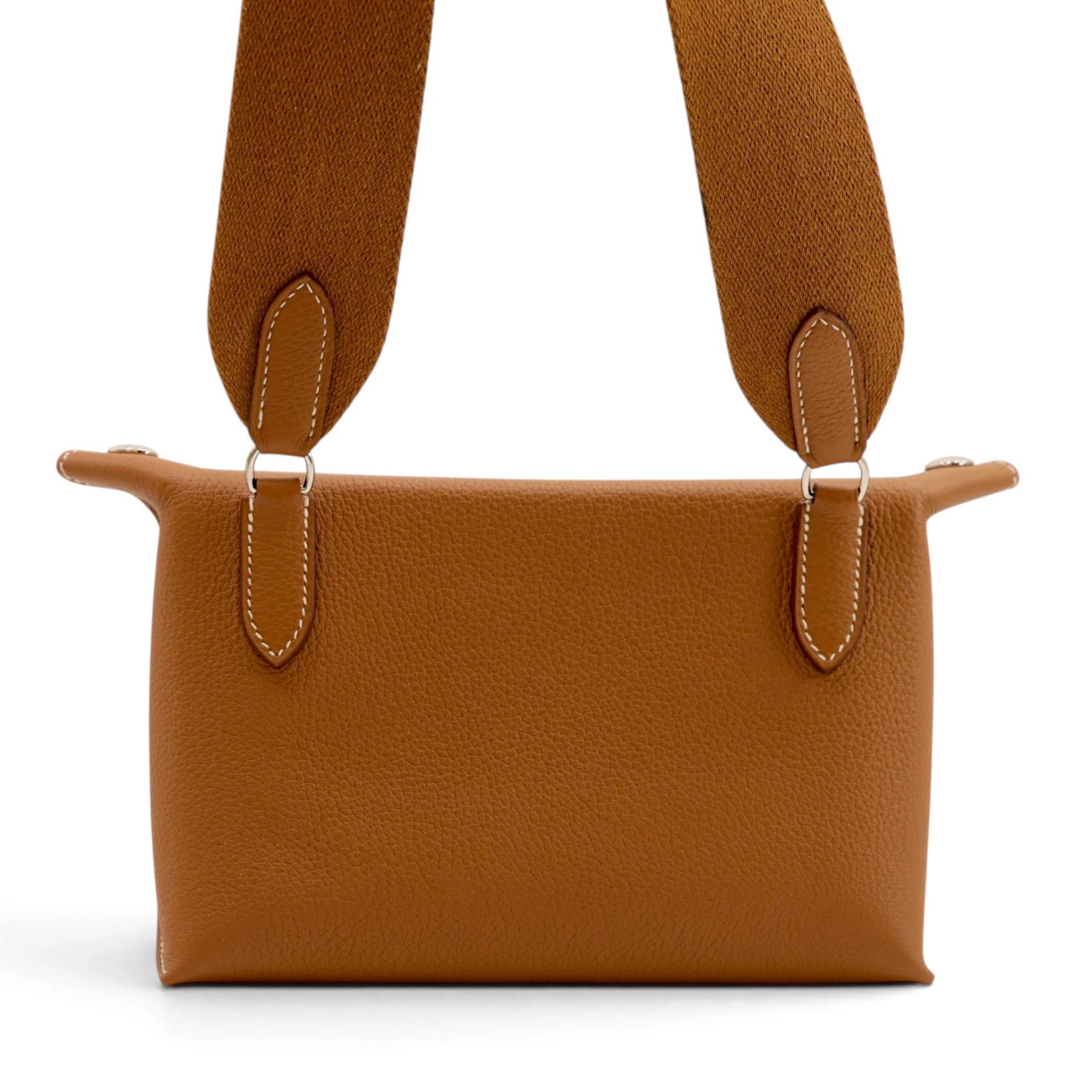 Excellent ( Rank SA ) HERMÈS Videpoches bag Gold (37) Togo Palladium hardware W (2024) - 2