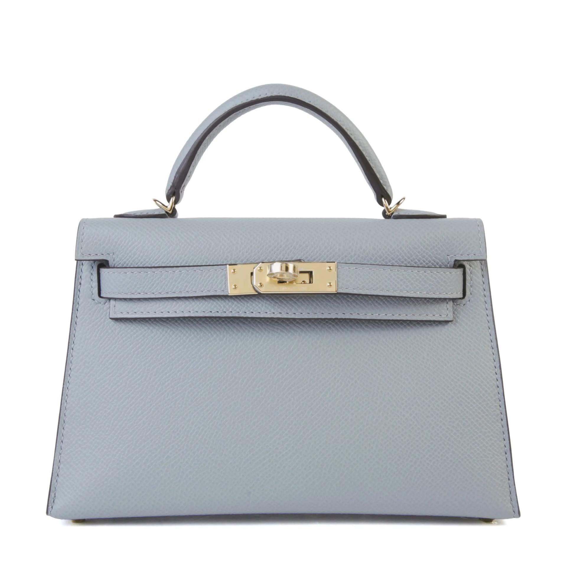 Mini Kelly 二代 P0 木偶灰 Gris Pantin
