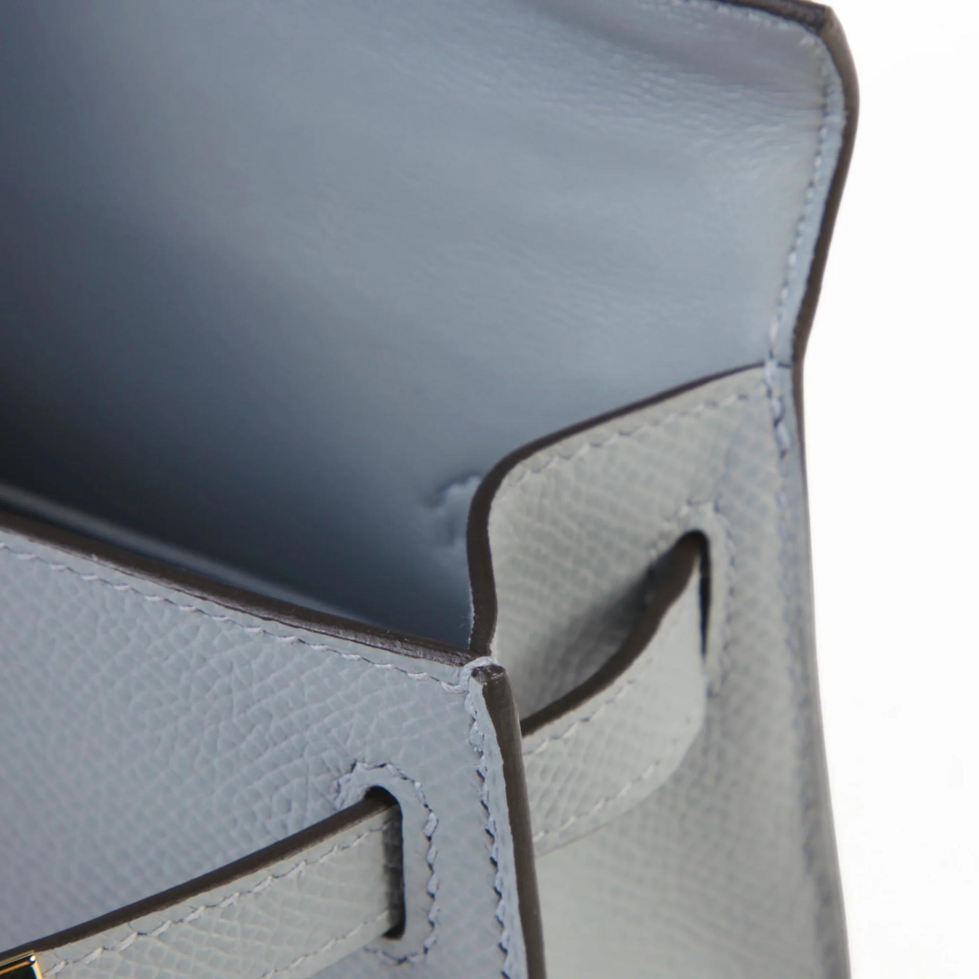 全新 HERMÈS 愛馬仕 Mini Kelly 二代 P0 木偶灰 Gris Pantin Epsom牛皮 香檳金扣 G刻 2026年 - 11