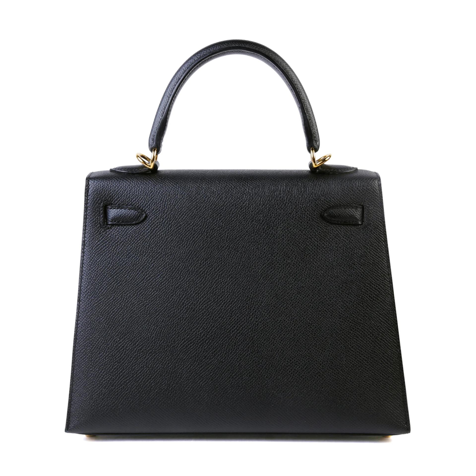 Kelly 25 外縫 89 黑色 Noir (Black)