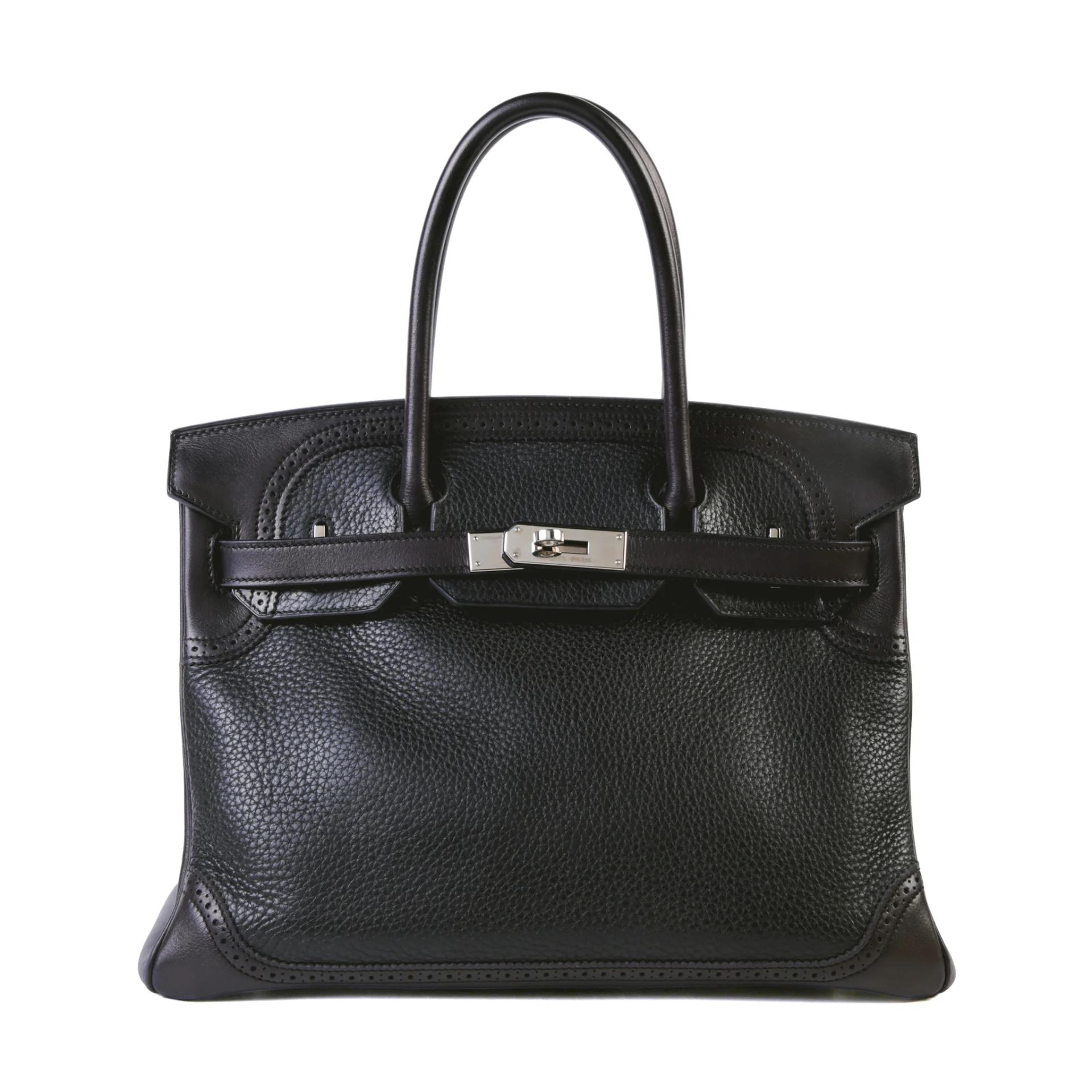 Birkin Ghillies 30 89 黑色 Noir (Black) 76 深藍 Bleu Indigo