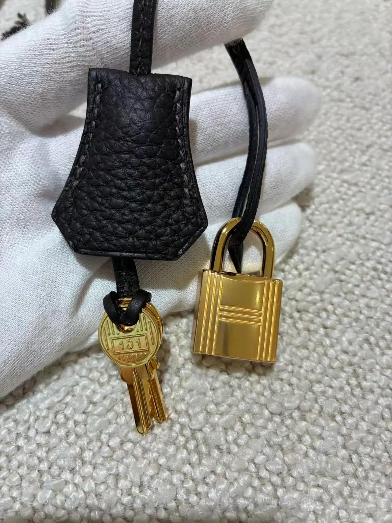 全新 HERMÈS 愛馬仕 Birkin 25 T3 棗棕色 Bai Brun Togo小牛皮 金扣 G刻 2026年 - 26